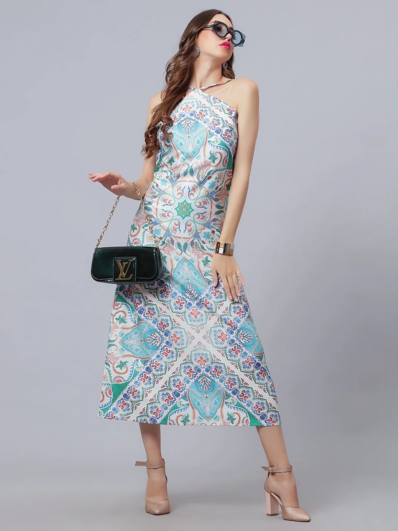 Geometric Printed Dress