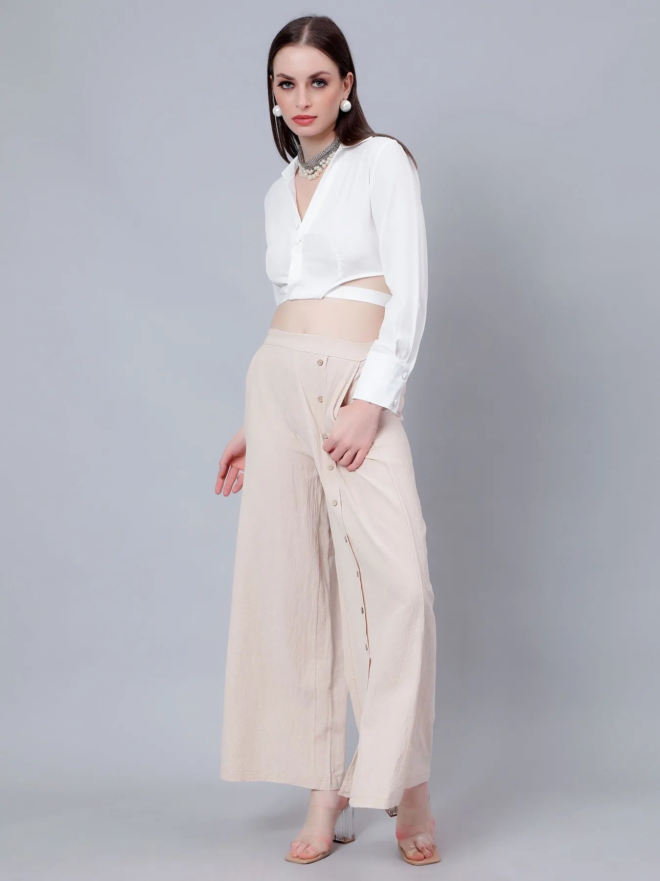 Classic Blouse & Culottes Set