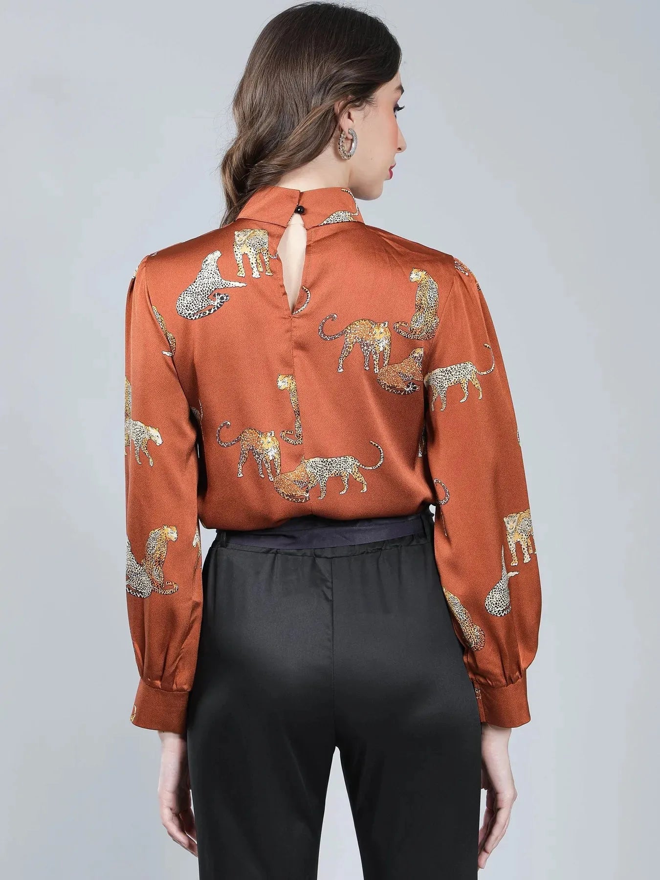 Leopards Print Blouse