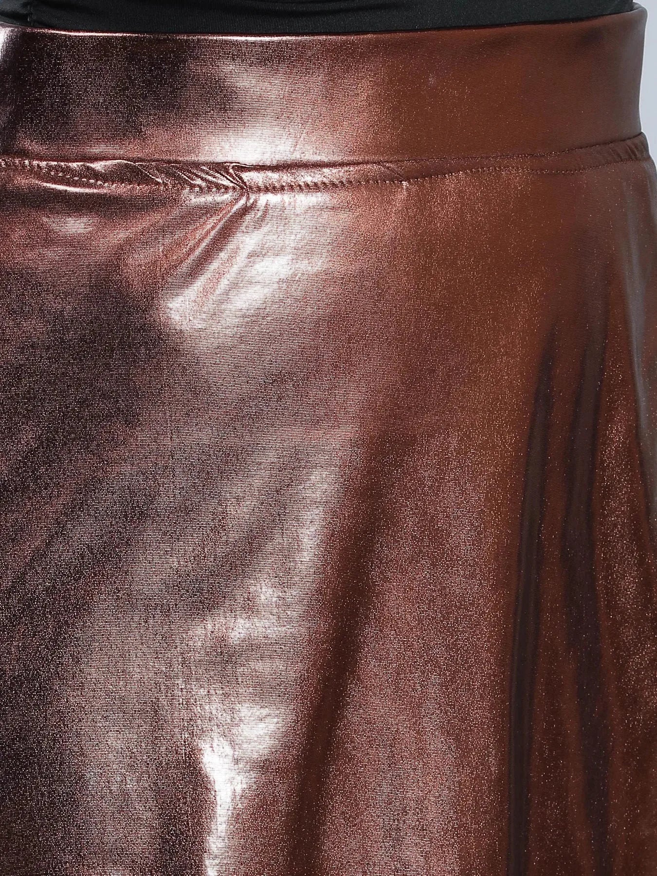 Metallic Short Skirt