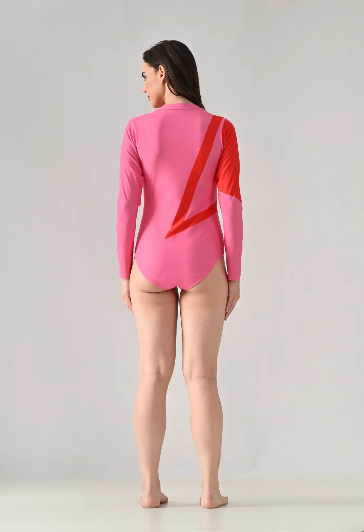 Abstract Print Monokini With Sarong