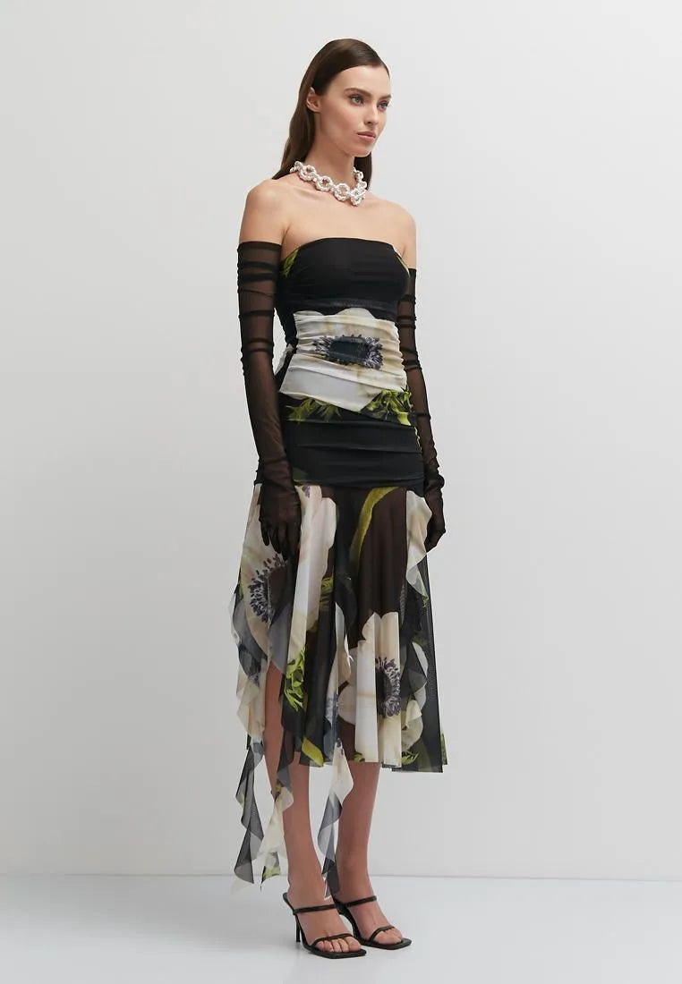 Tube Mesh Tulle Dress