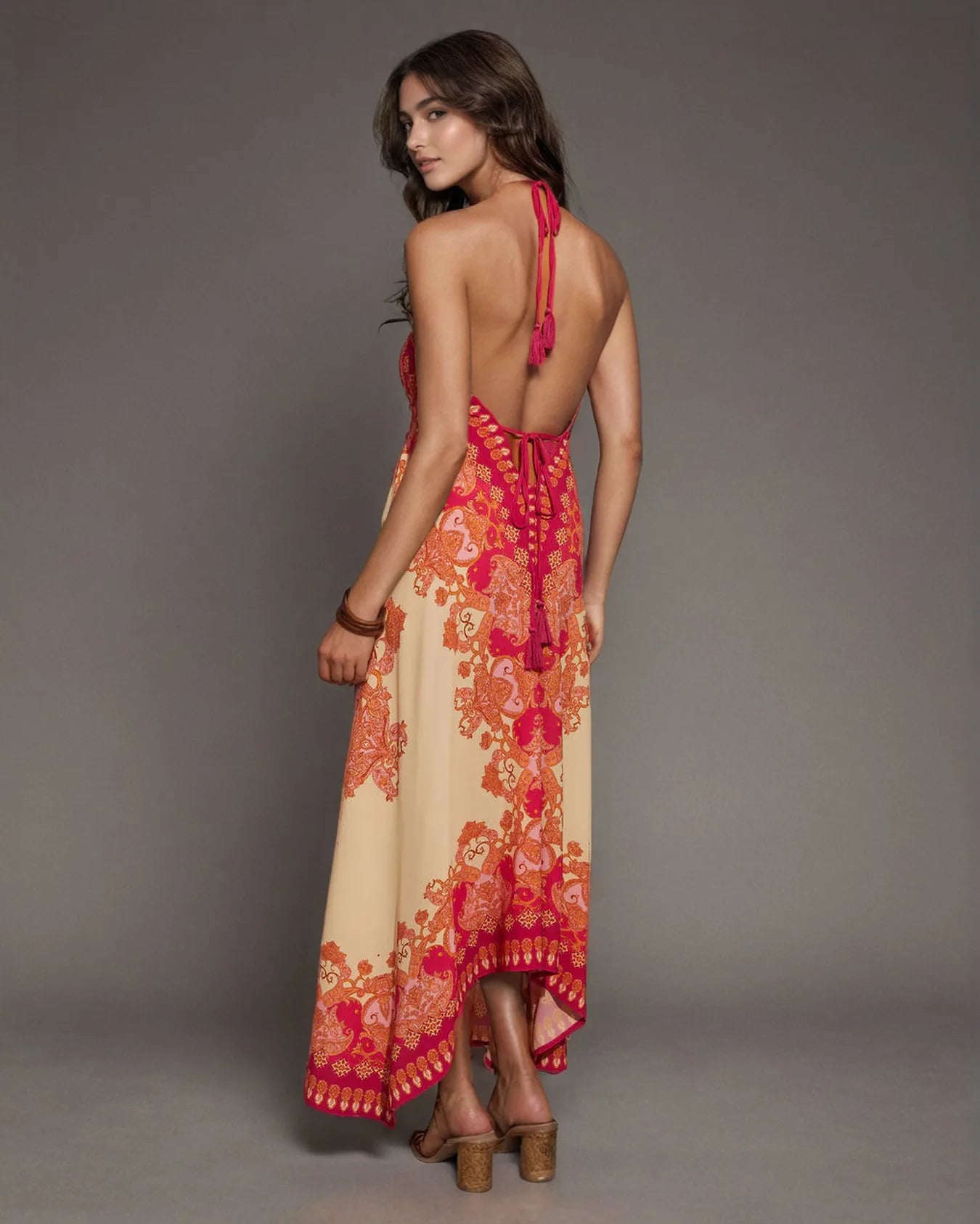 Boho Printed Maxi Dress