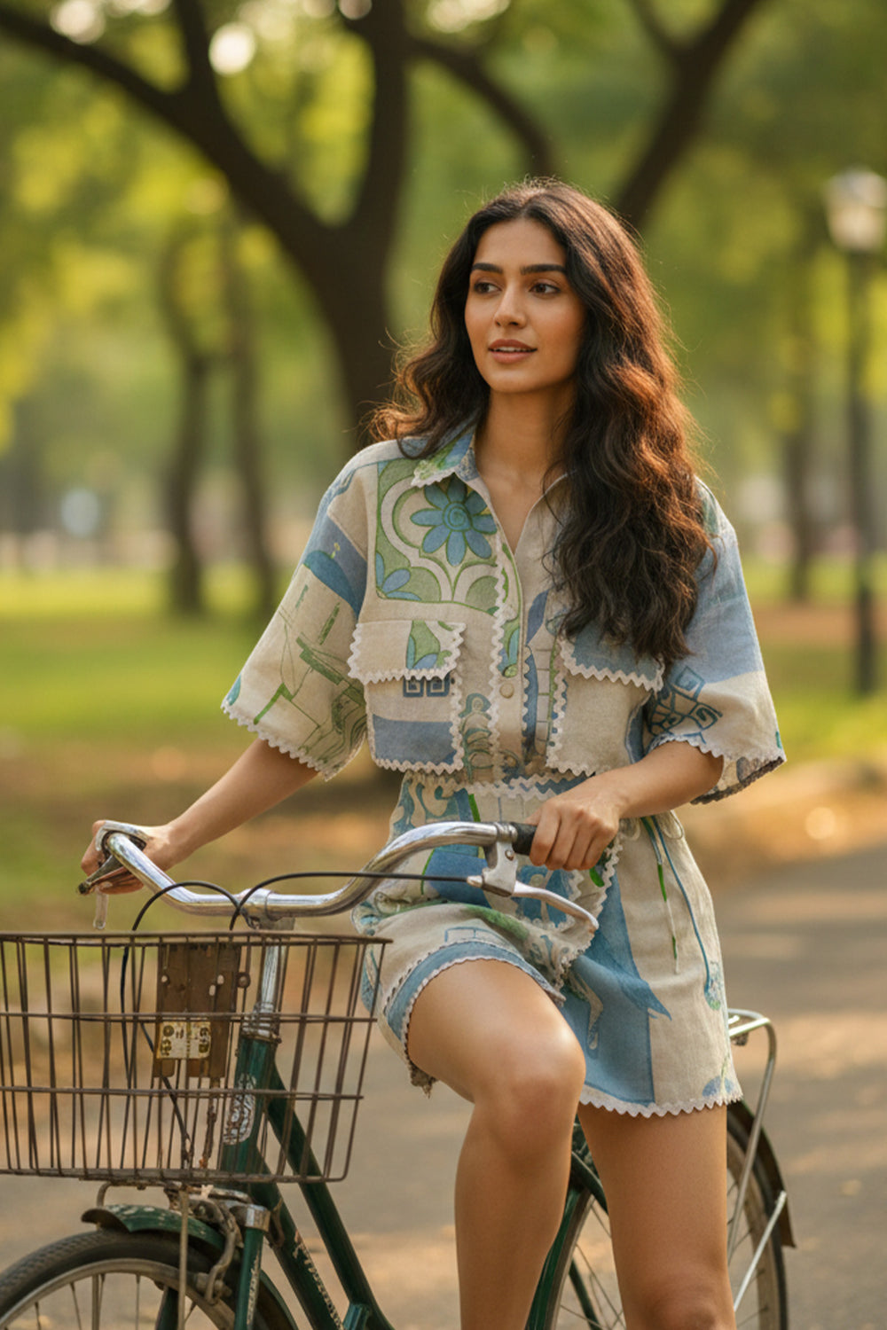 Tropical Printed Two Piece Set