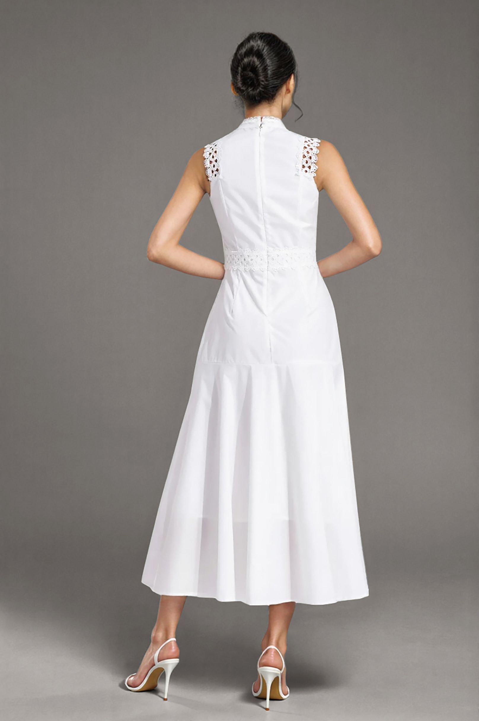 Sleeveless Lace Dress