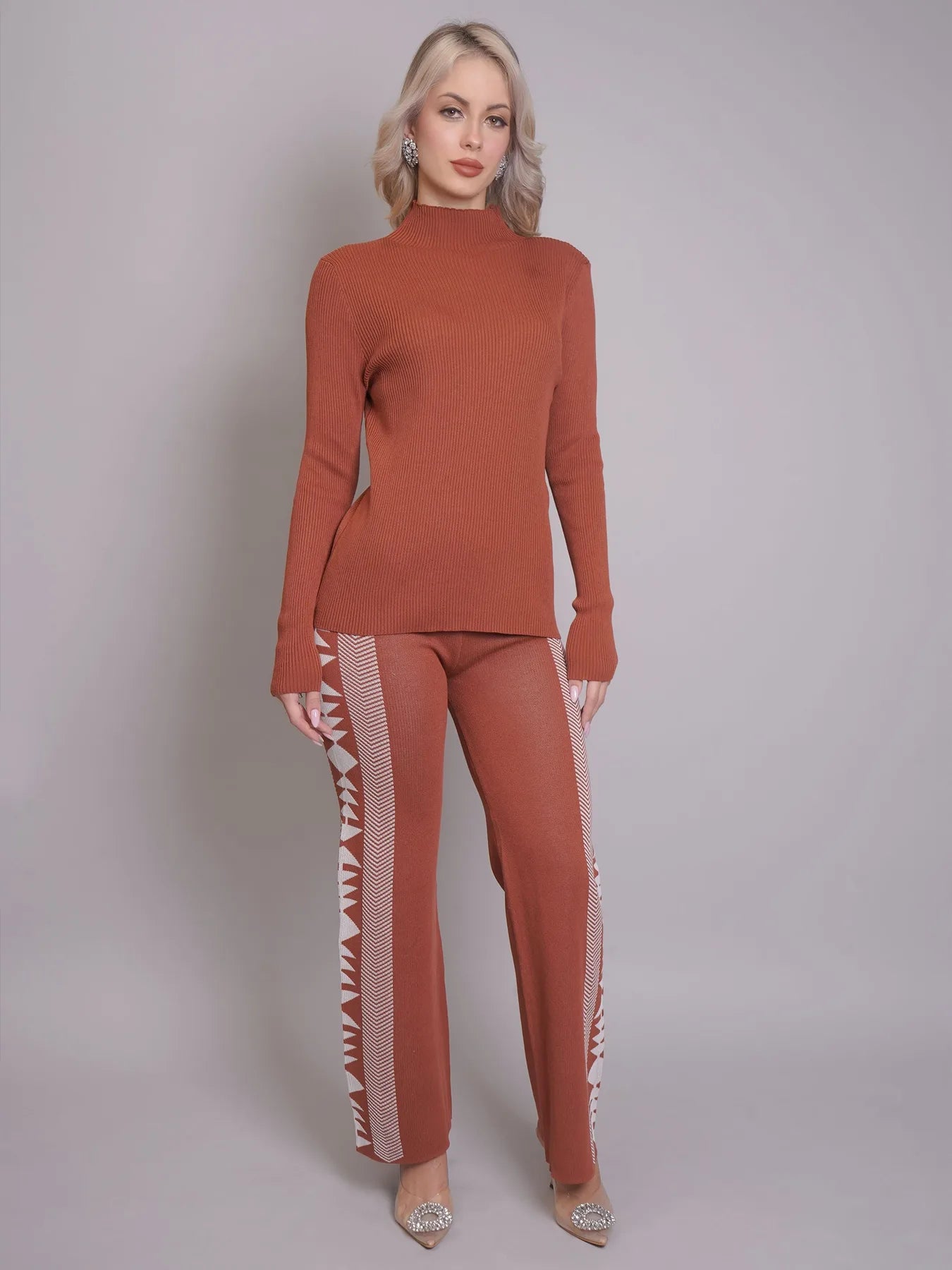 Aztec Printed Three Piece Set