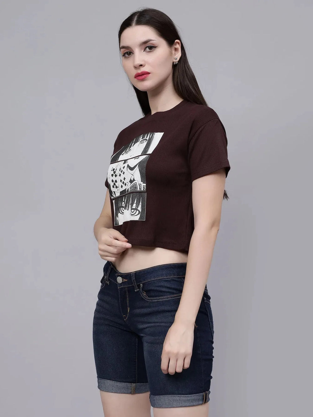 Naruto Anime Eye Printed T-Shirt