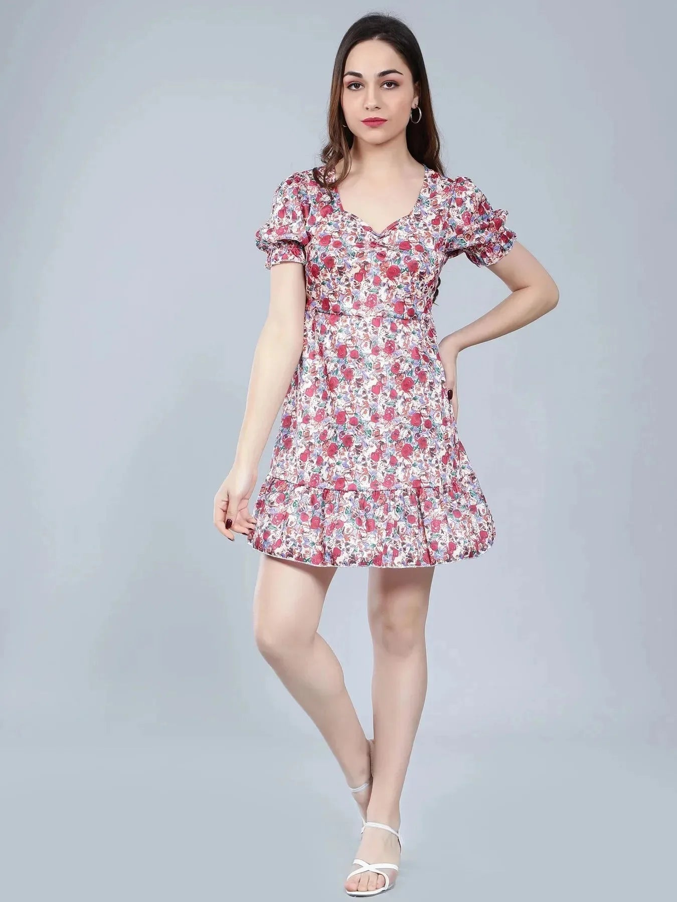 Floral A-Line Dress