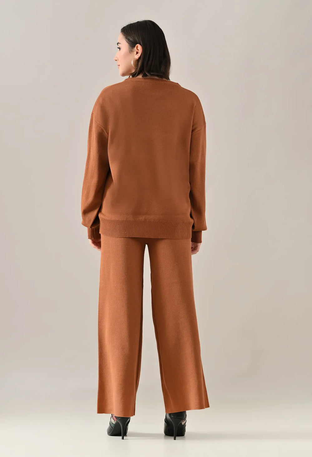 Heart Knitted Two Piece Set