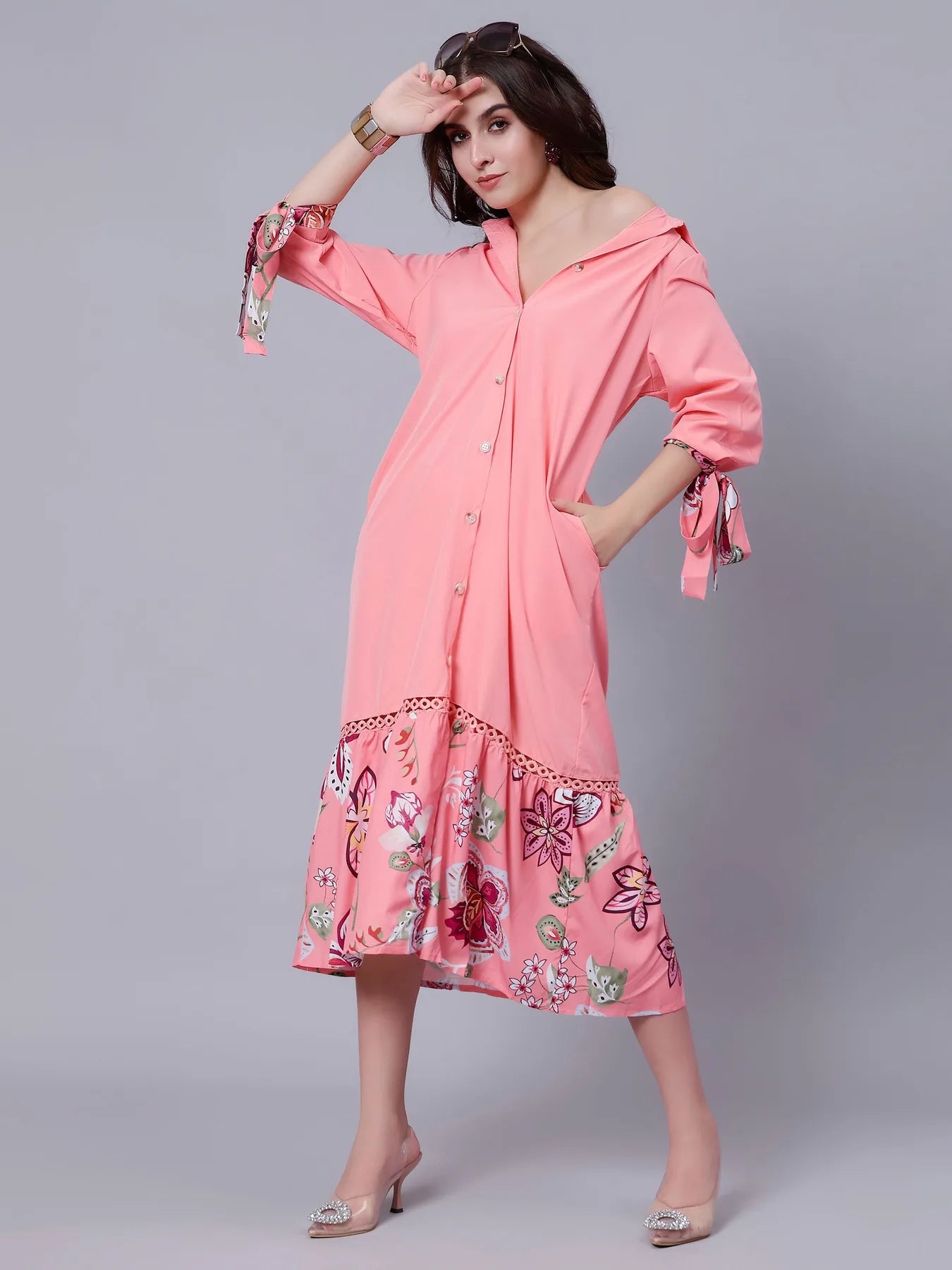 Casual Long Shirt Dress