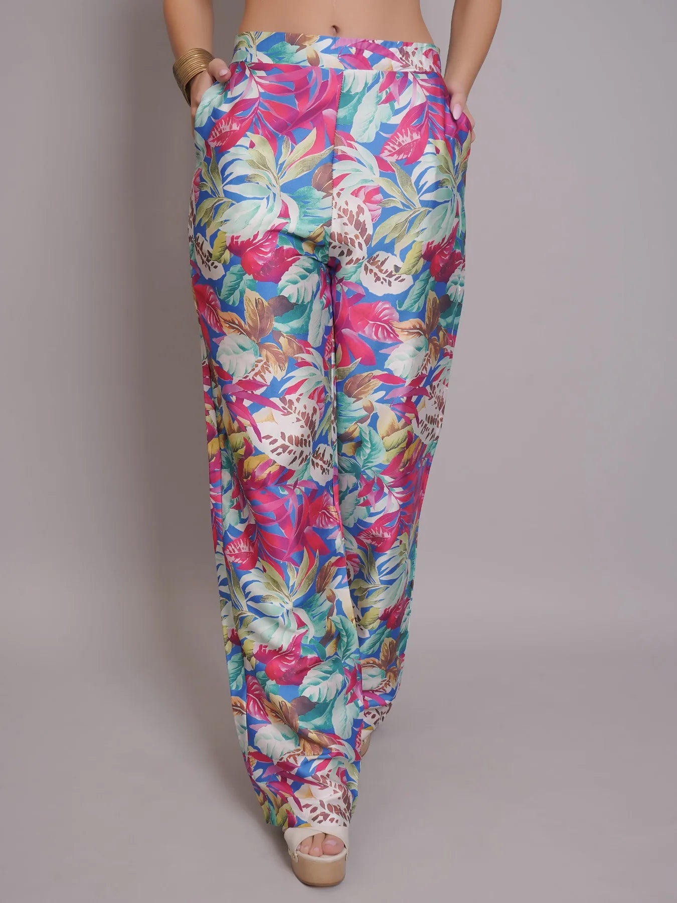 Floral Printed Pant Suit