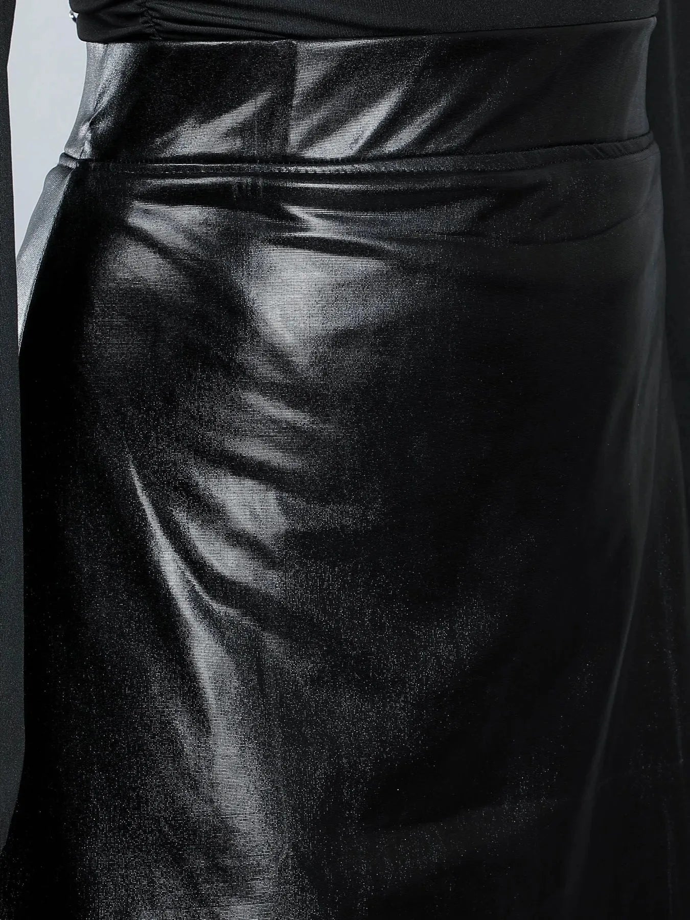 Metallic Short Skirt