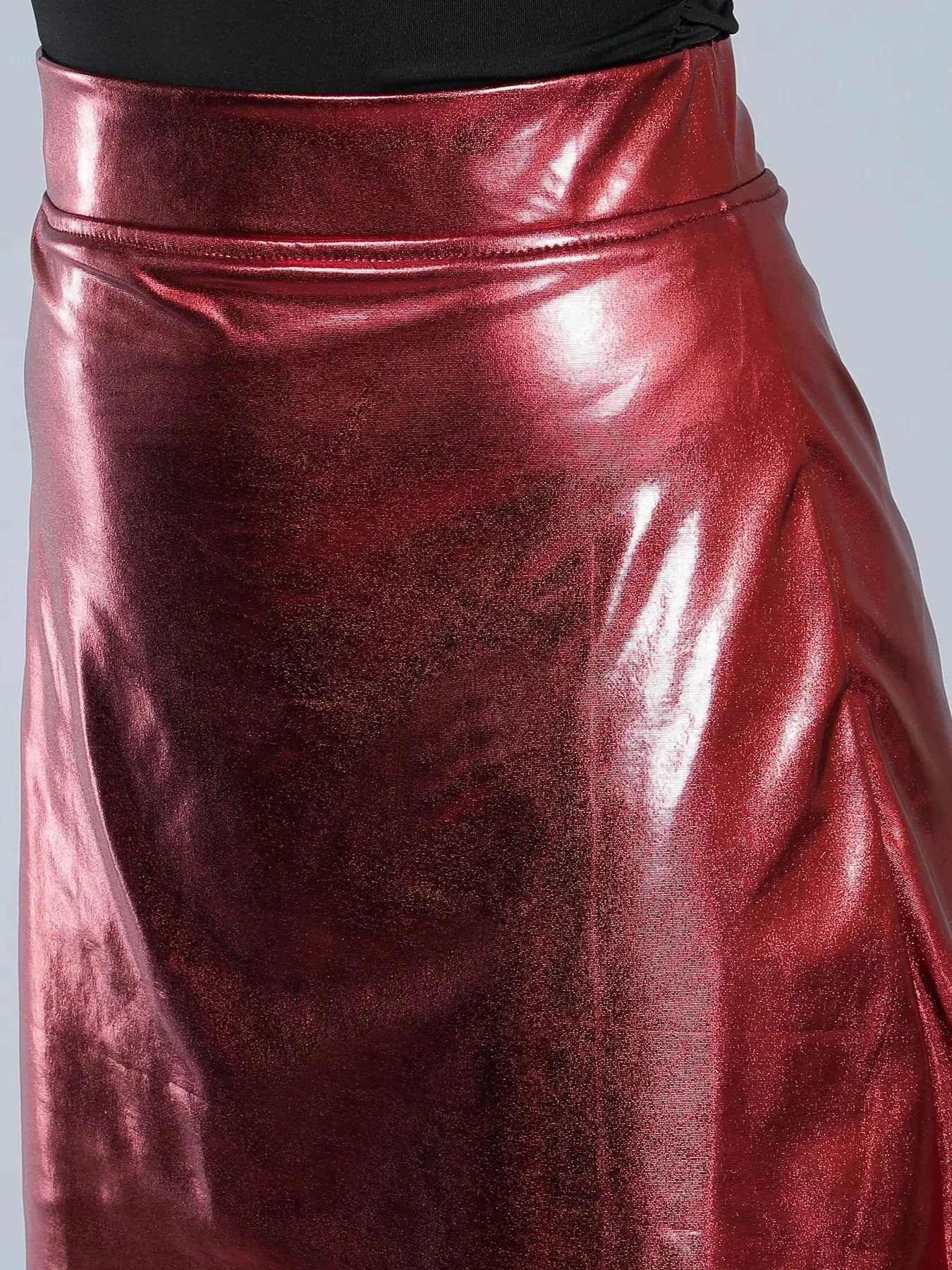Metallic Short Skirt