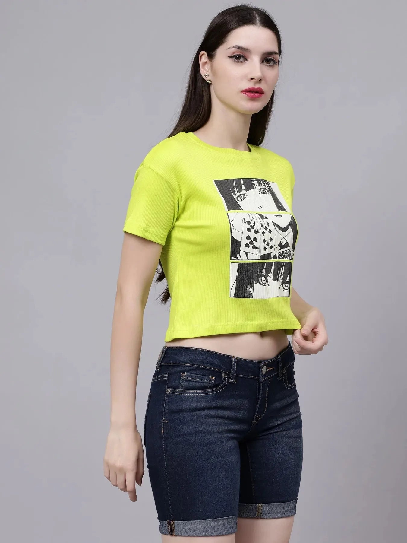 Naruto Anime Eye Printed T-Shirt