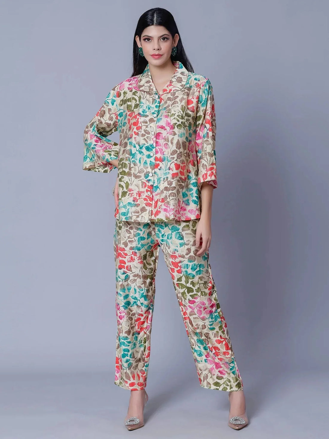 Multicolor Two-Piece Set