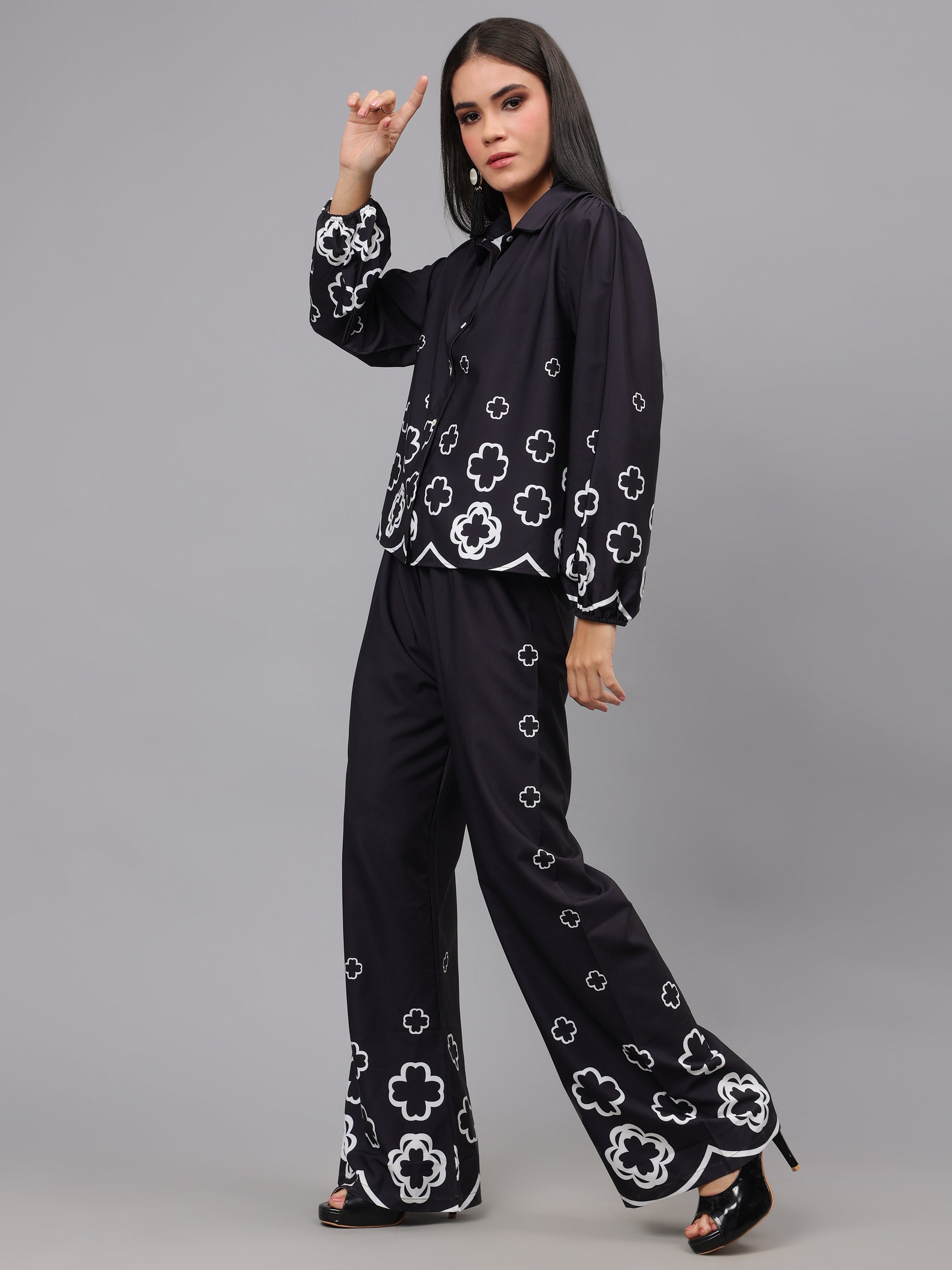 Floral Printed Two Piece Set