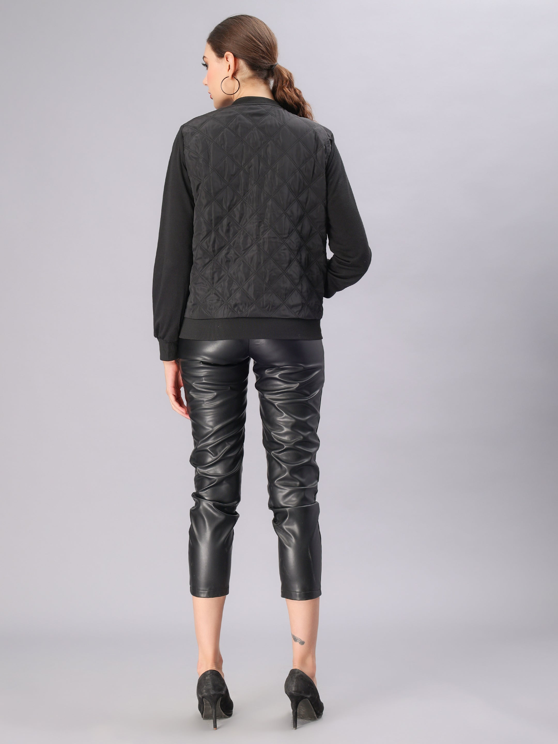 Zipper Bomber Jacket