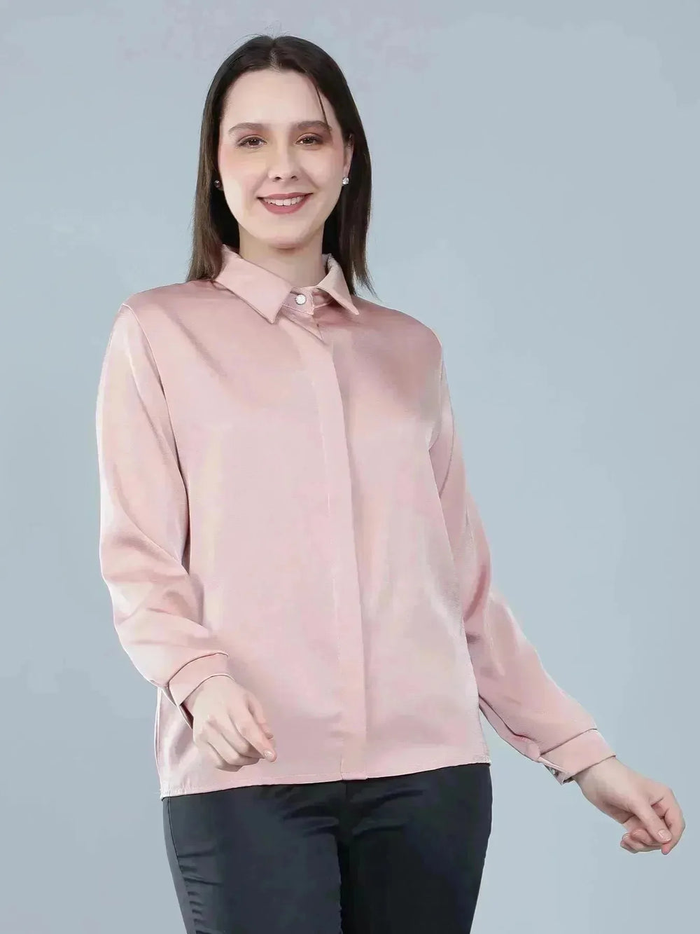 Glossy Satin Shirt