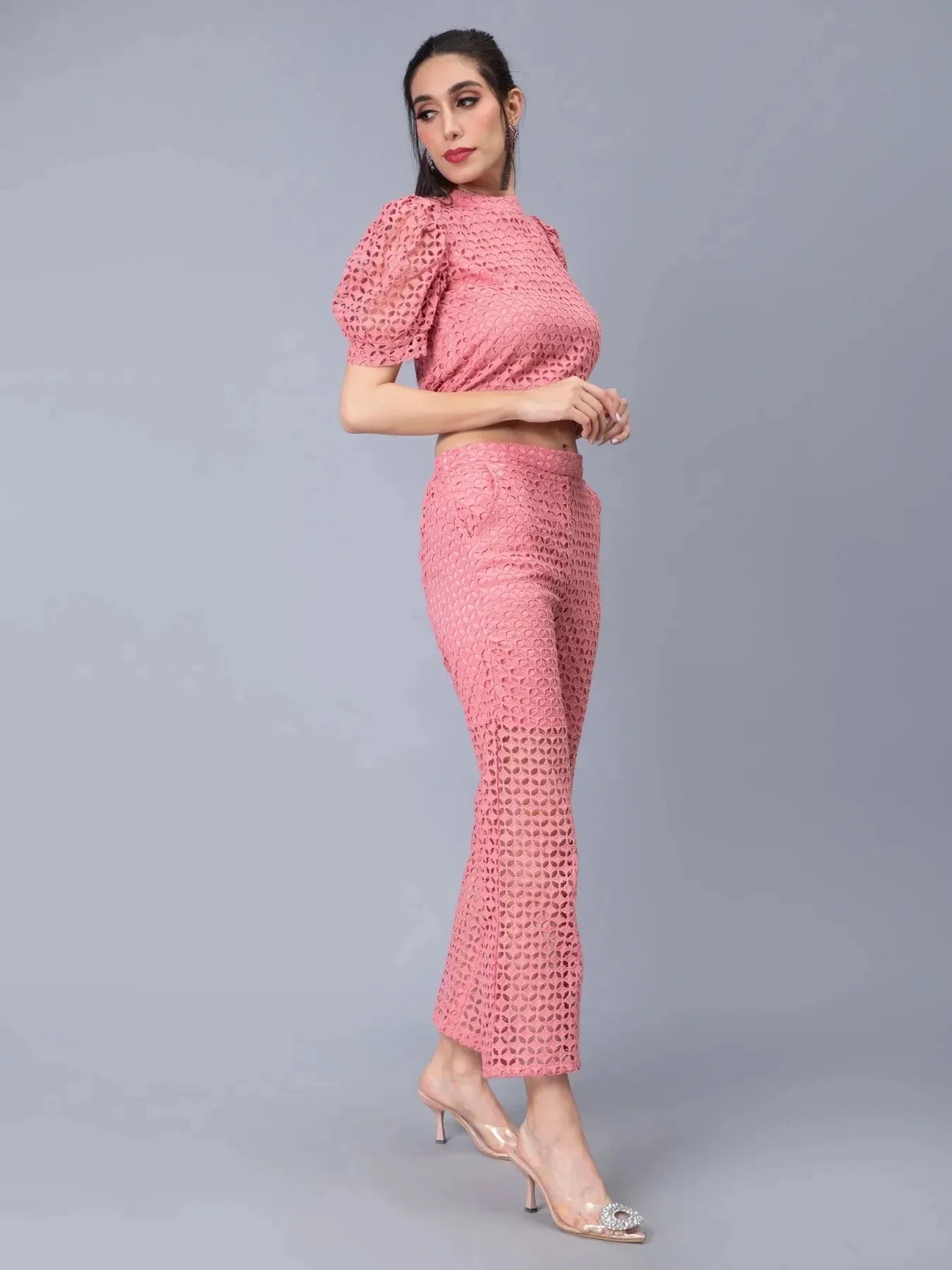 Schiffli Two-Piece Set