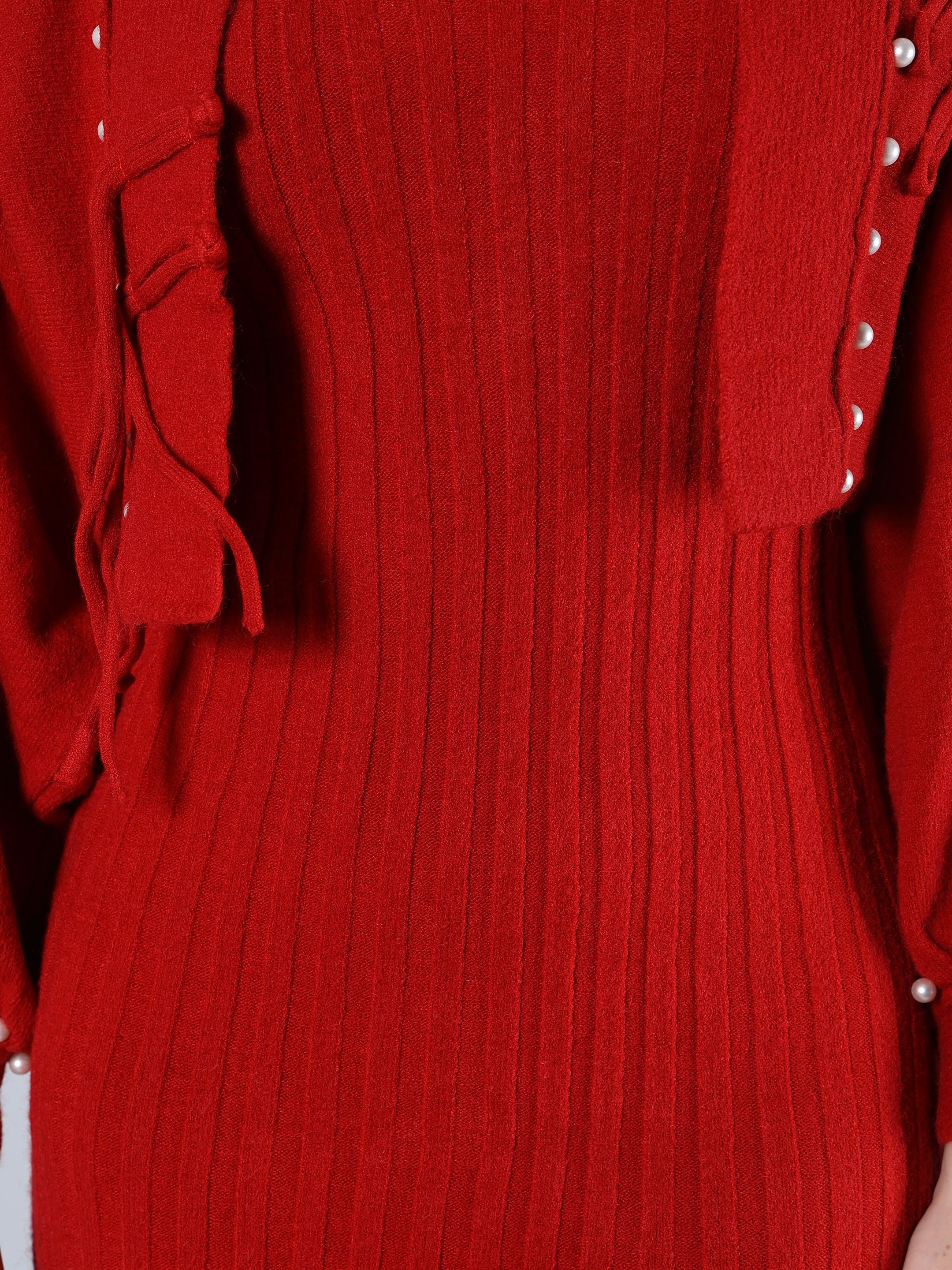 Knitted Two Piece Dress Set