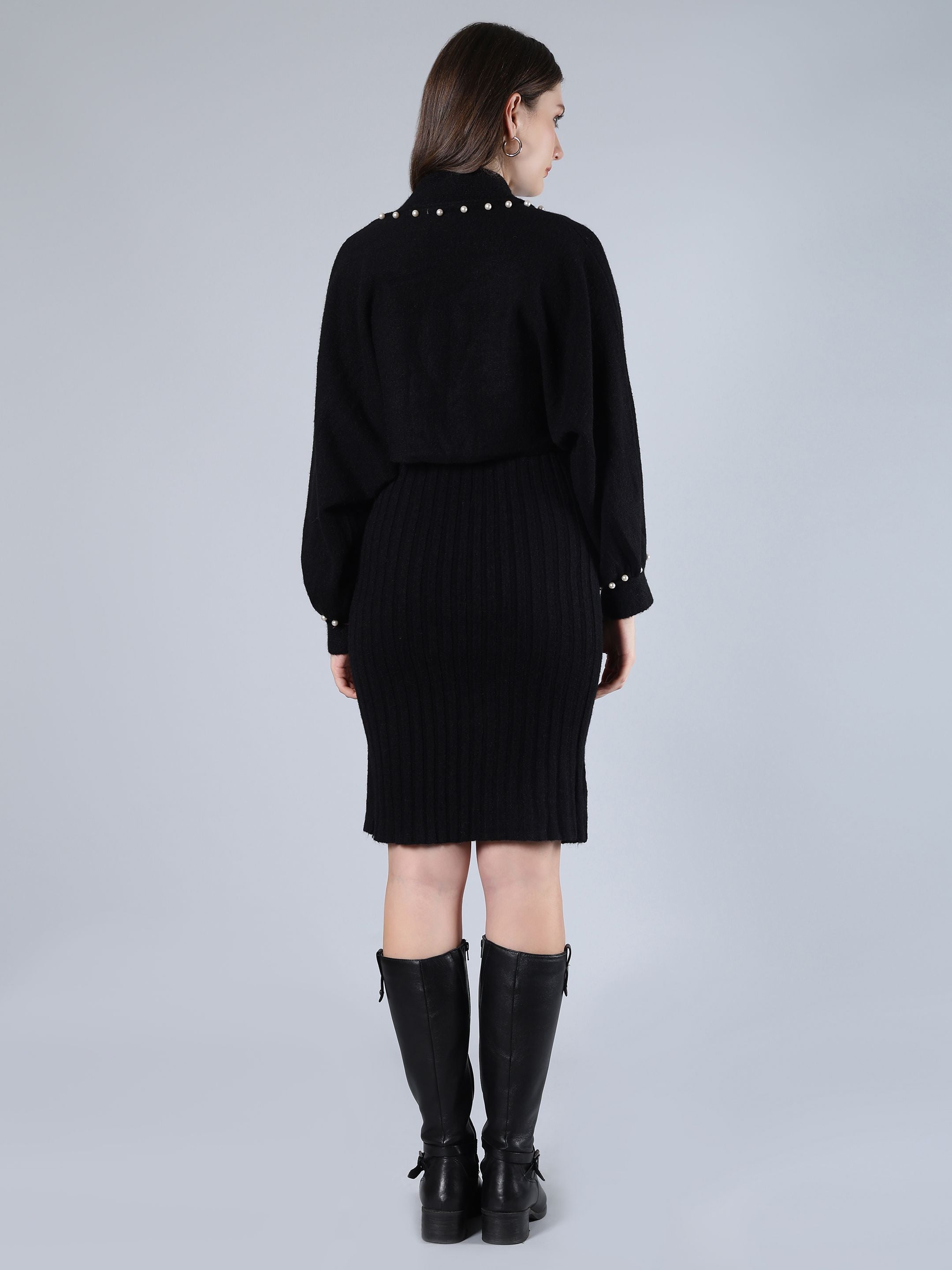 Knitted Two Piece Dress Set