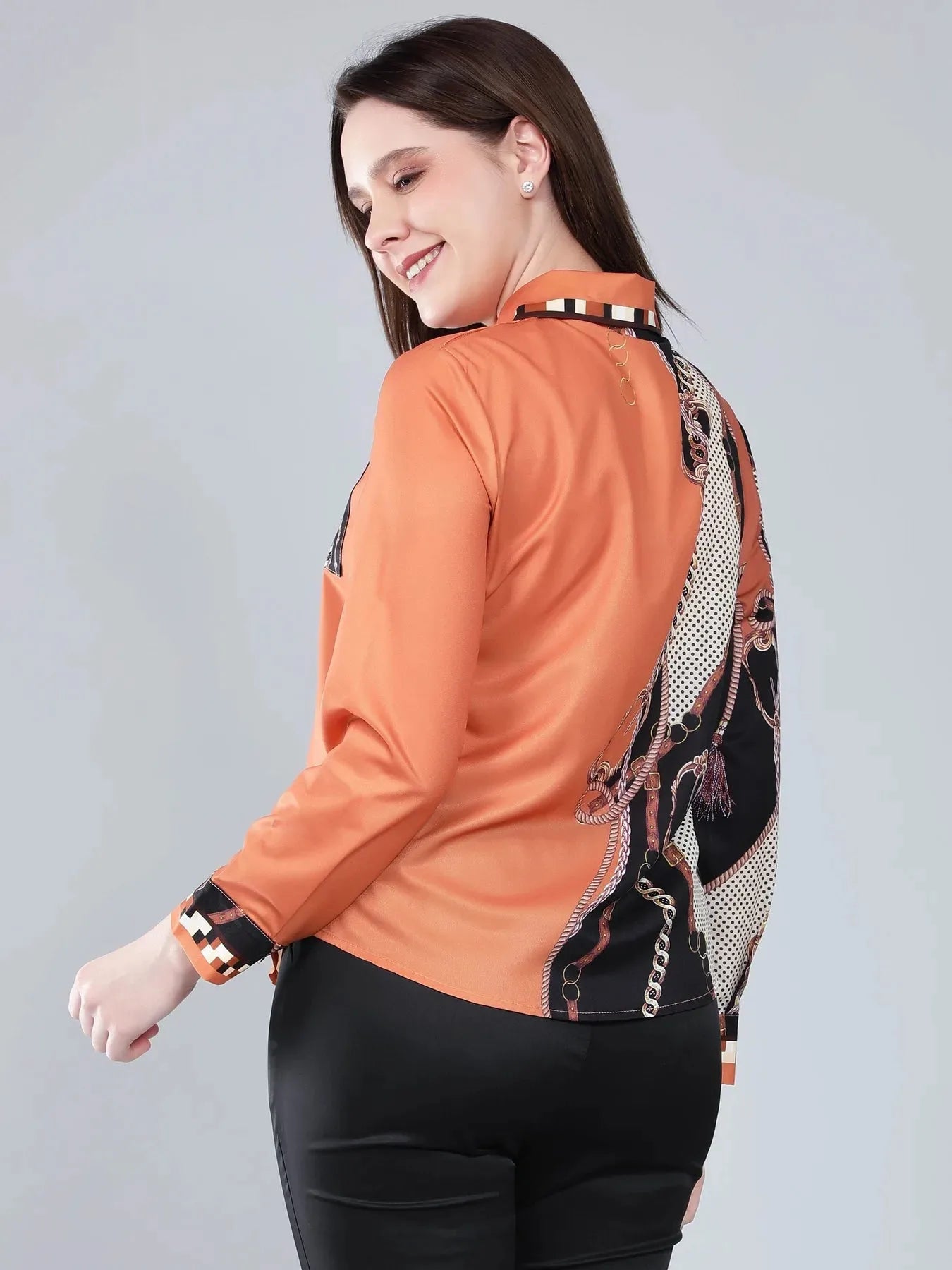 Colorblock Button Up Shirt