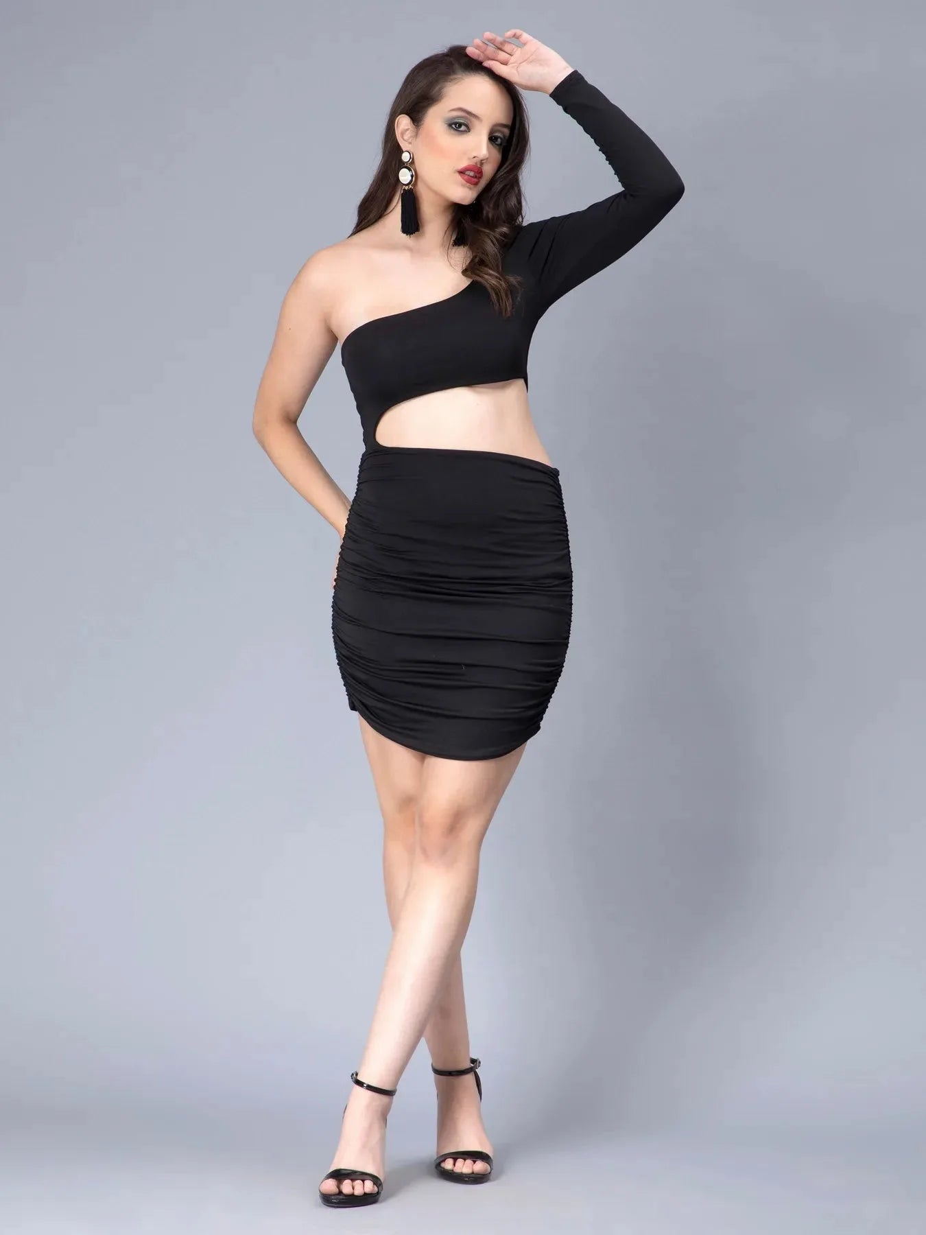 Sexy Hollow Out Short Dress