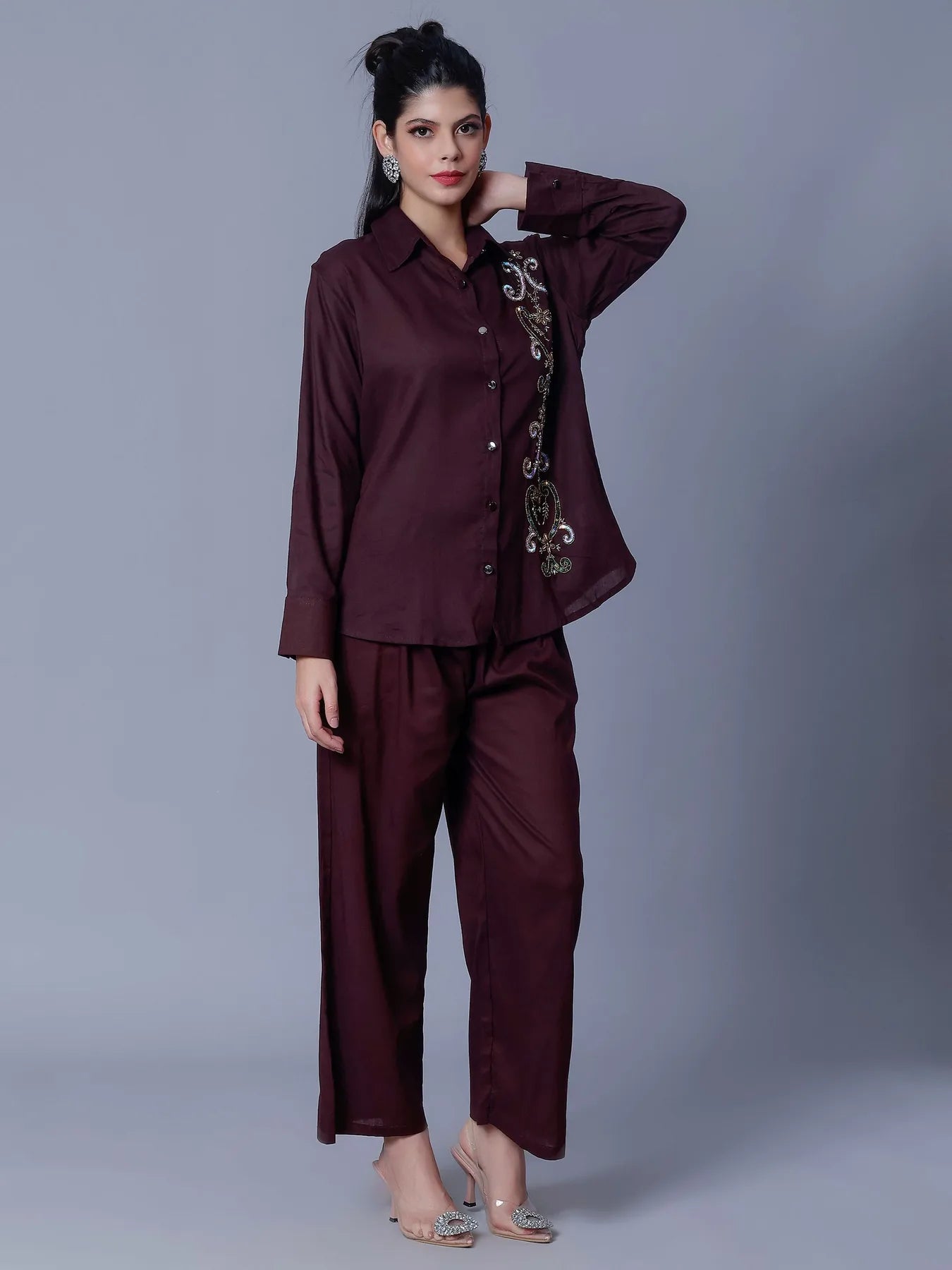 Hand Embroidery Two-Piece Set