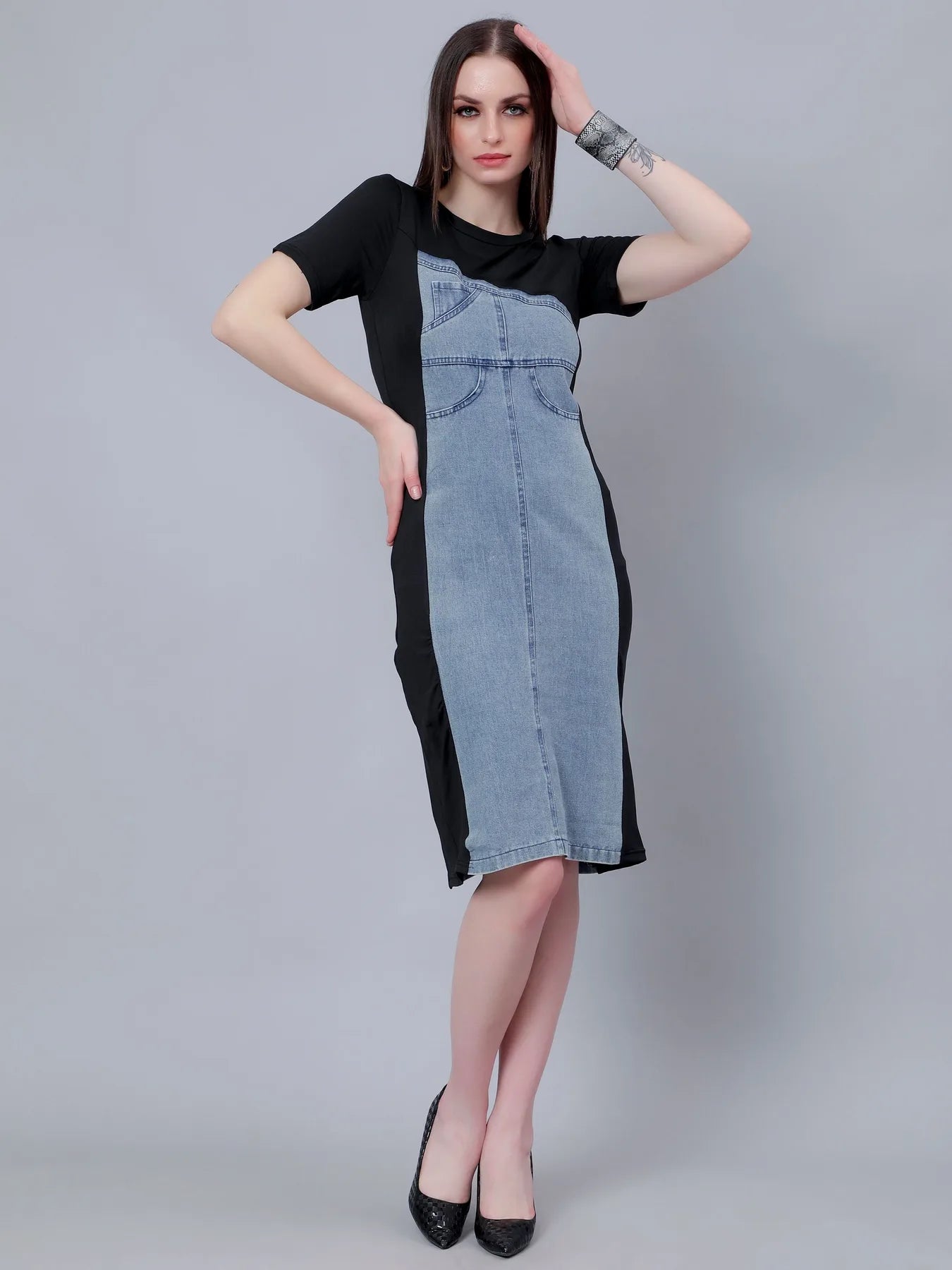 Chic Casual Denim Dress