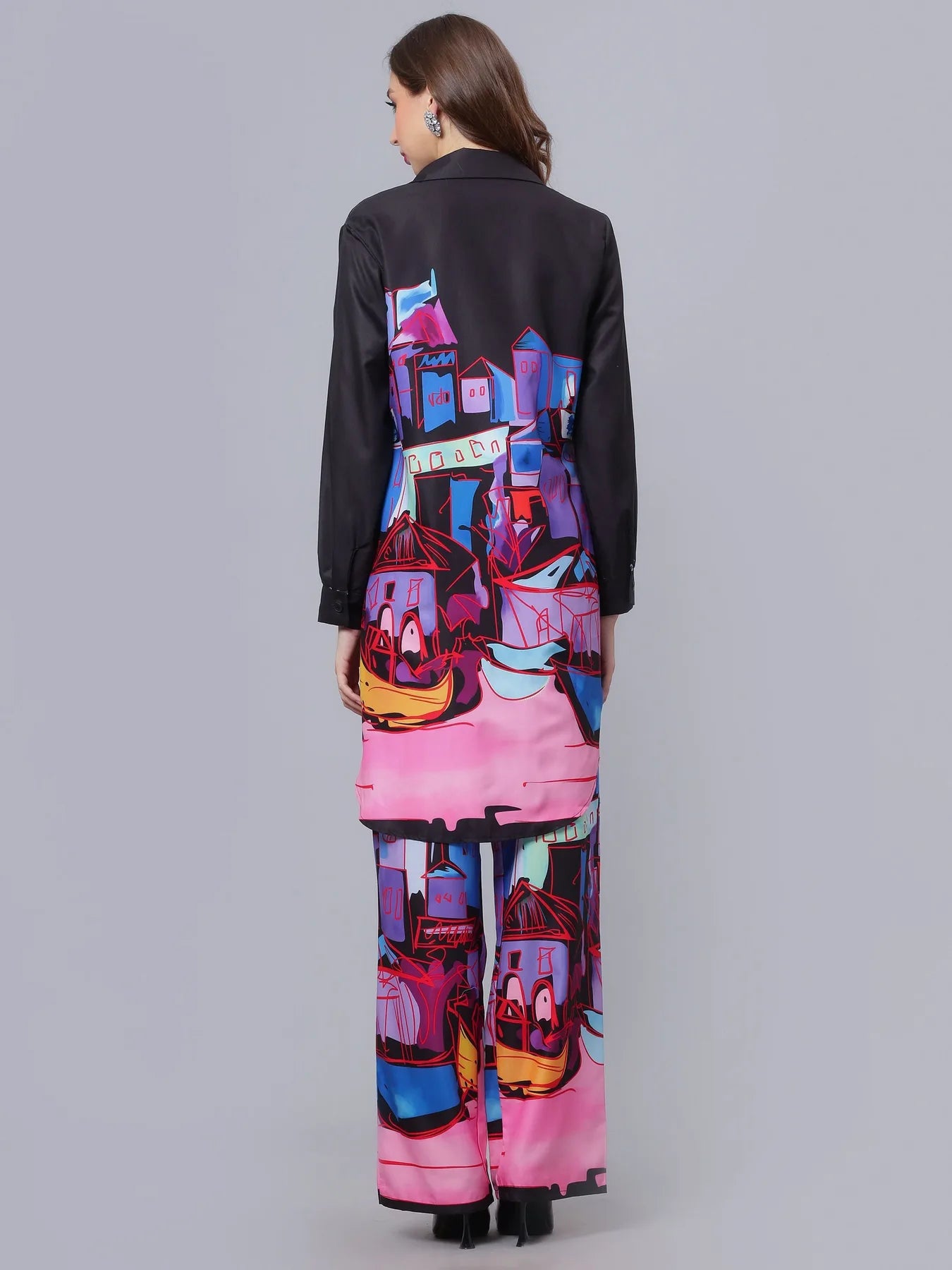 Town House Printed Two-Piece Set