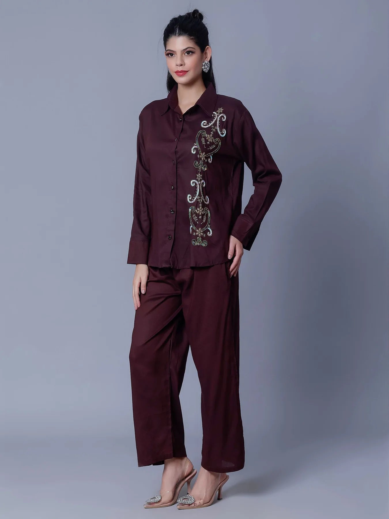 Hand Embroidery Two-Piece Set