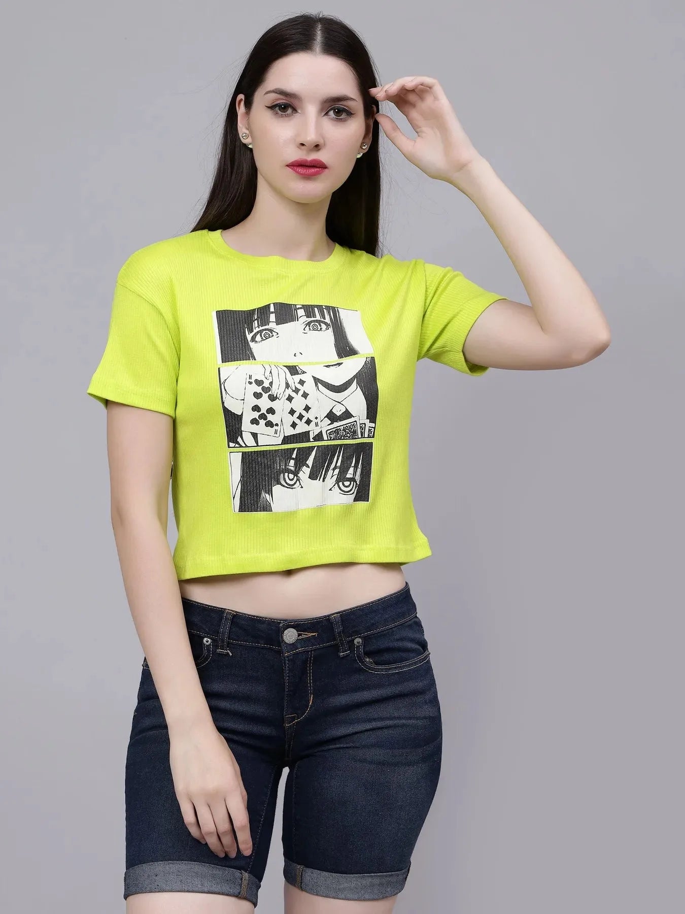 Naruto Anime Eye Printed T-Shirt