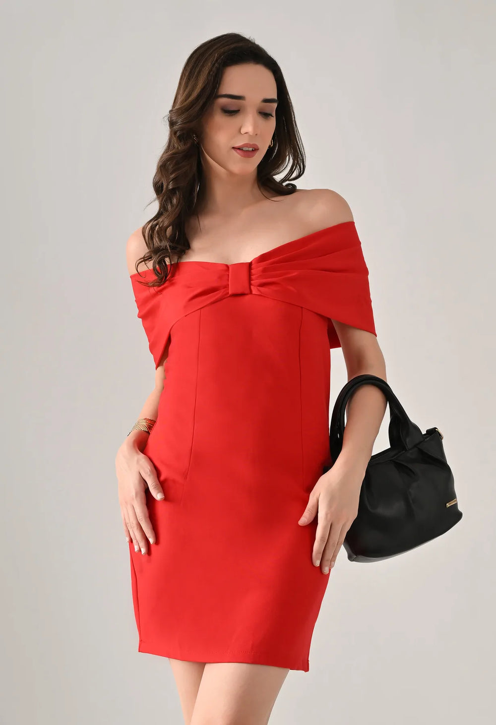 Off-Shoulder Mini Dress