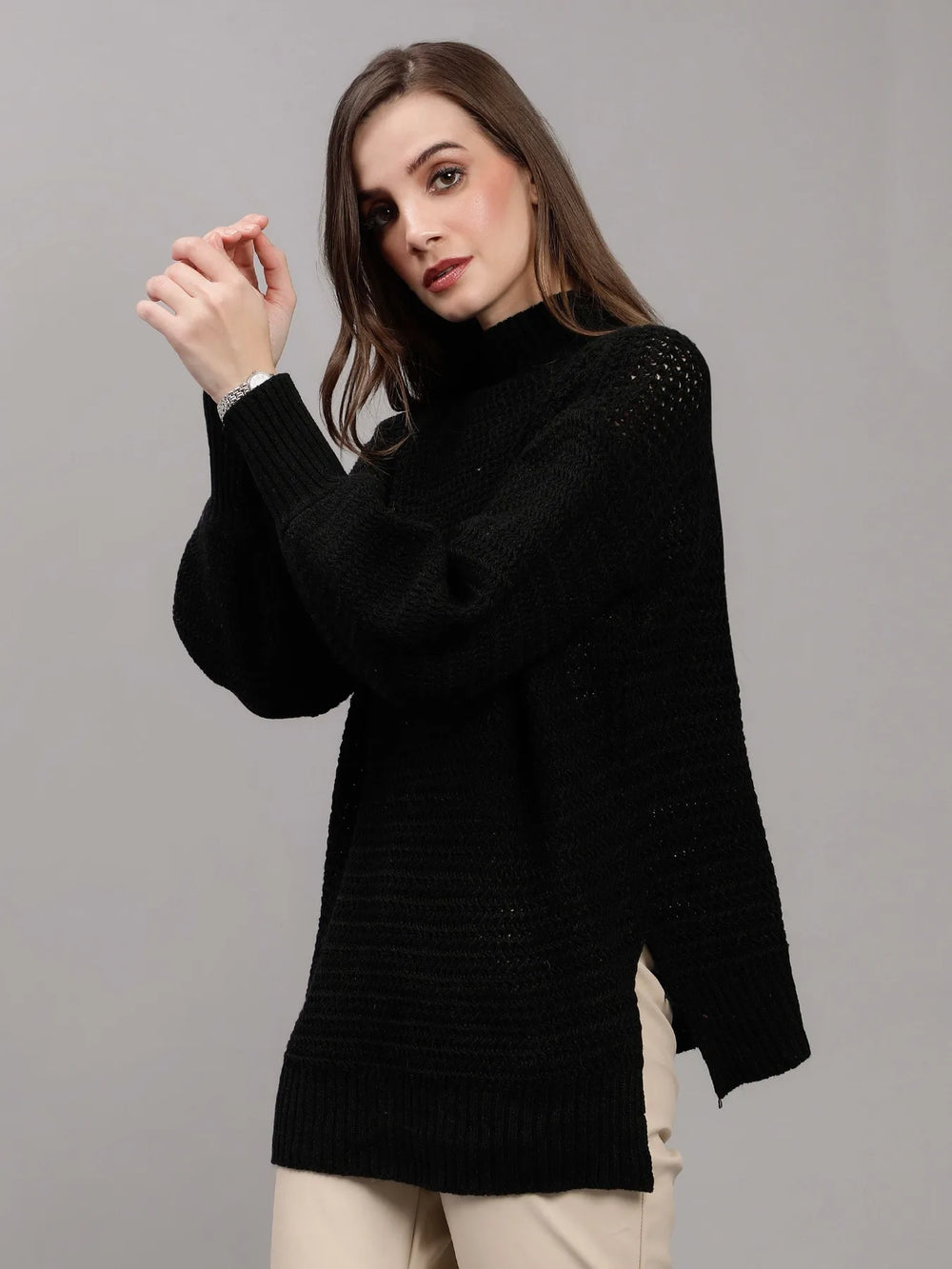 Warm Knitted Pullover