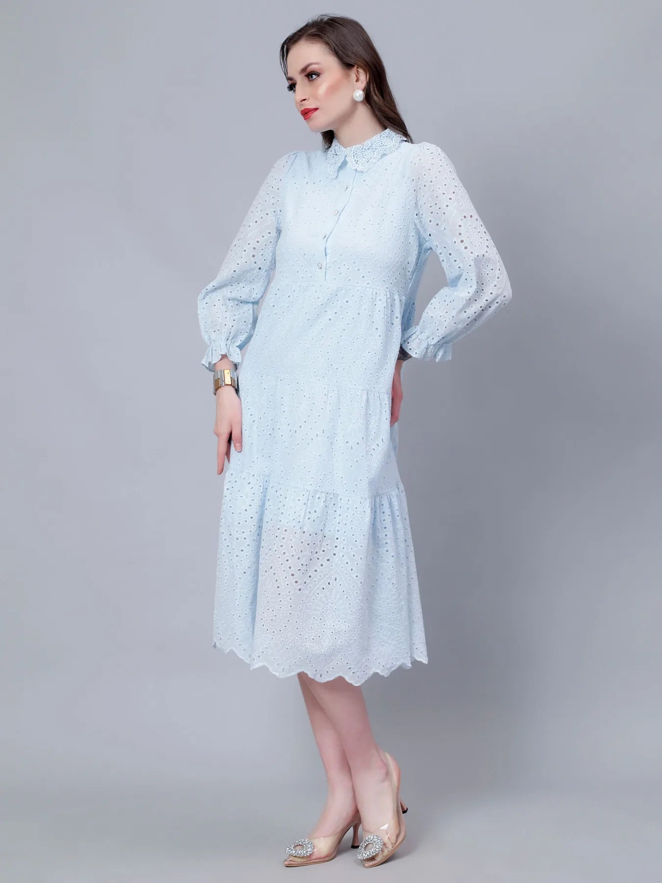 Hollow Hook Chicken Dress