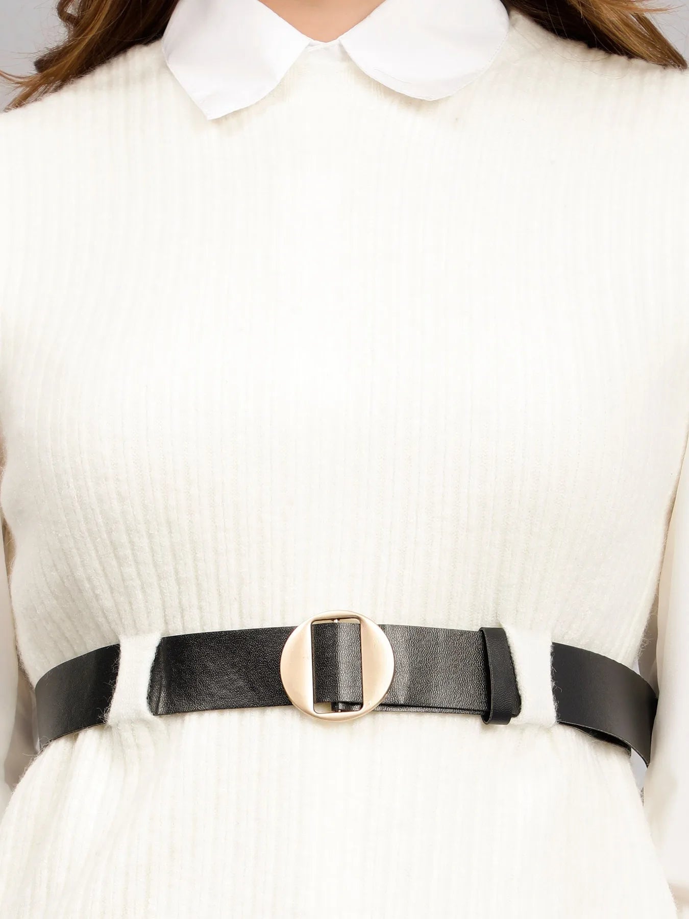 Knitted Winter Vest and Shirt Set