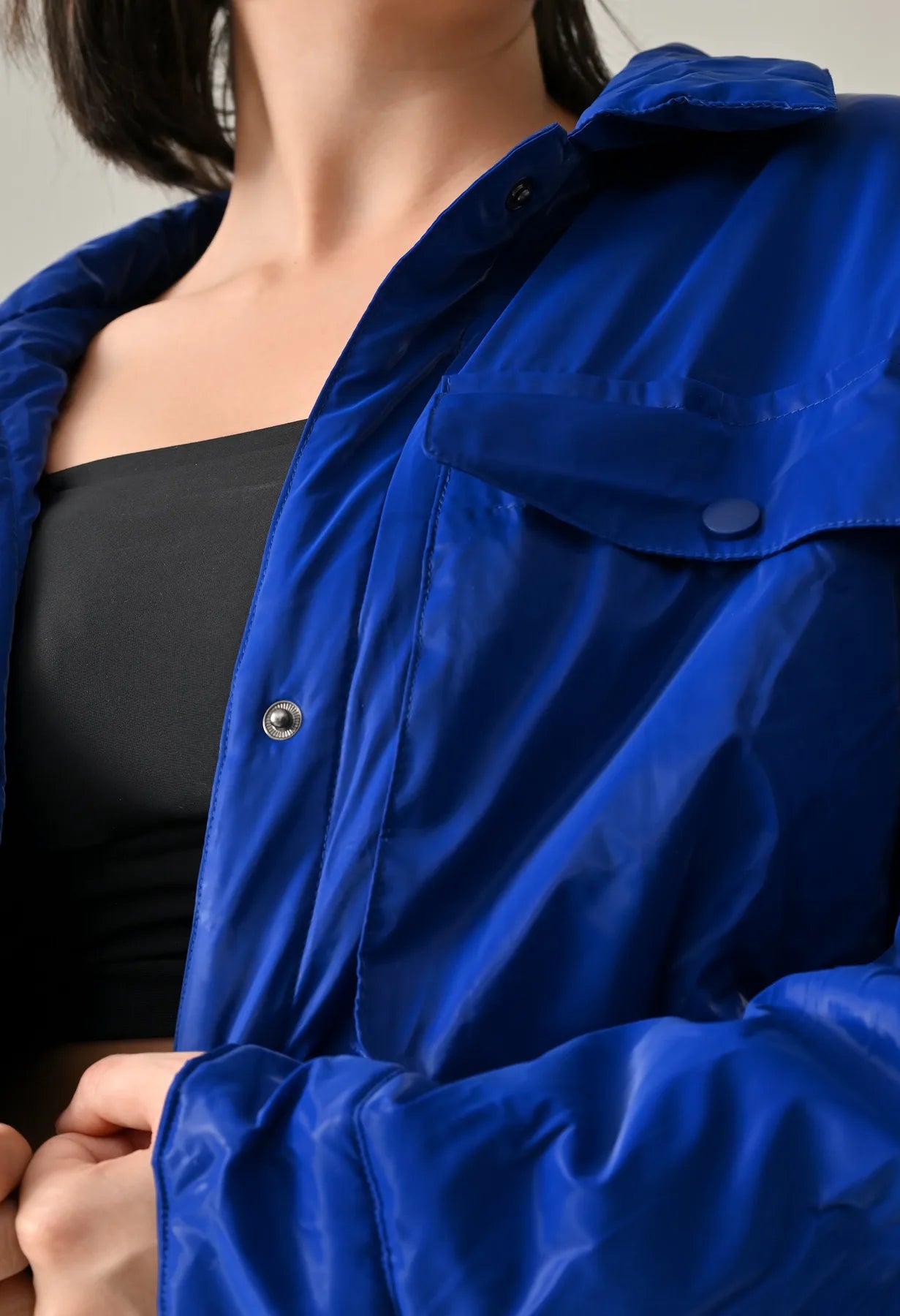 Sky Snap Bomber Jacket