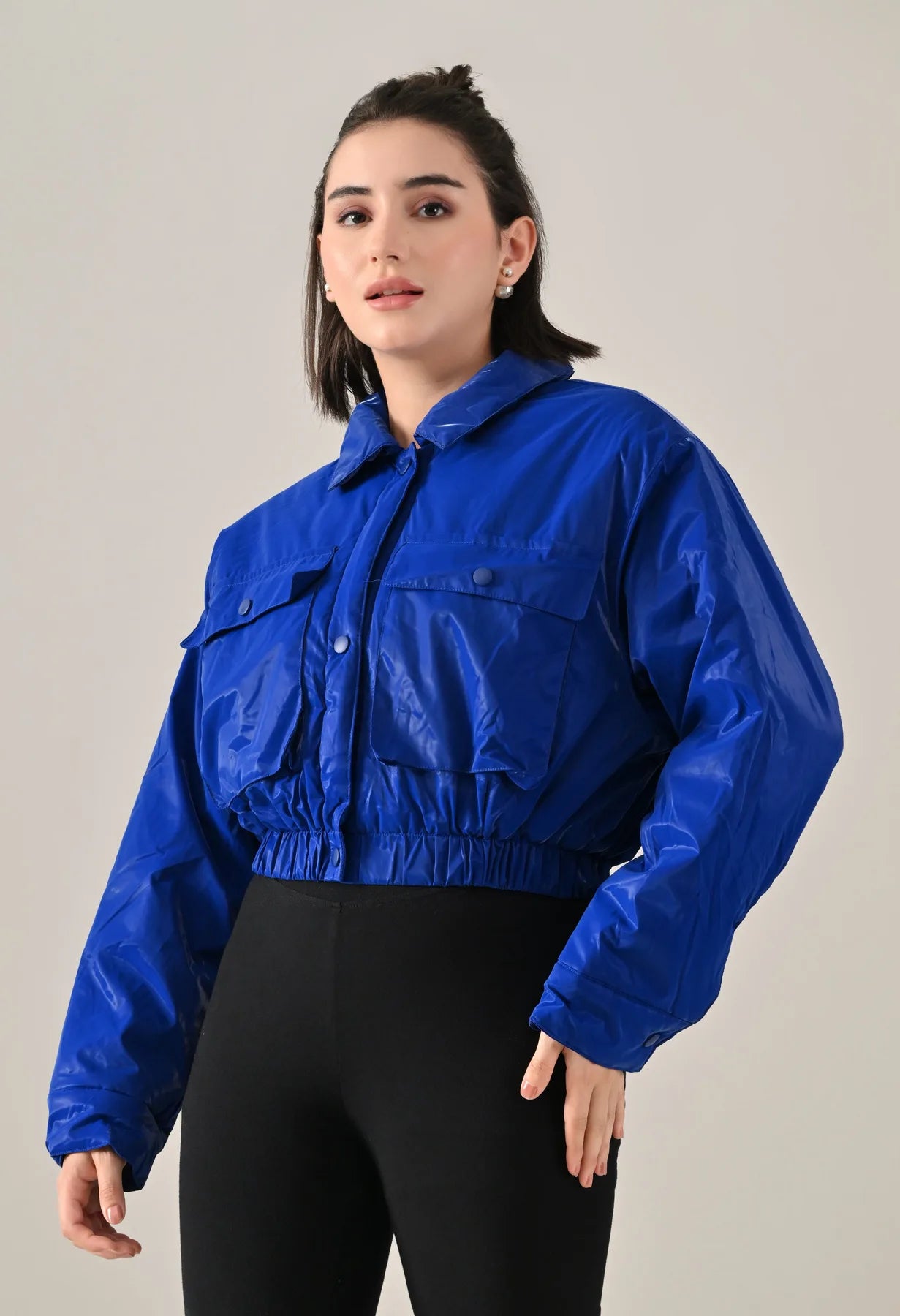 Sky Snap Bomber Jacket