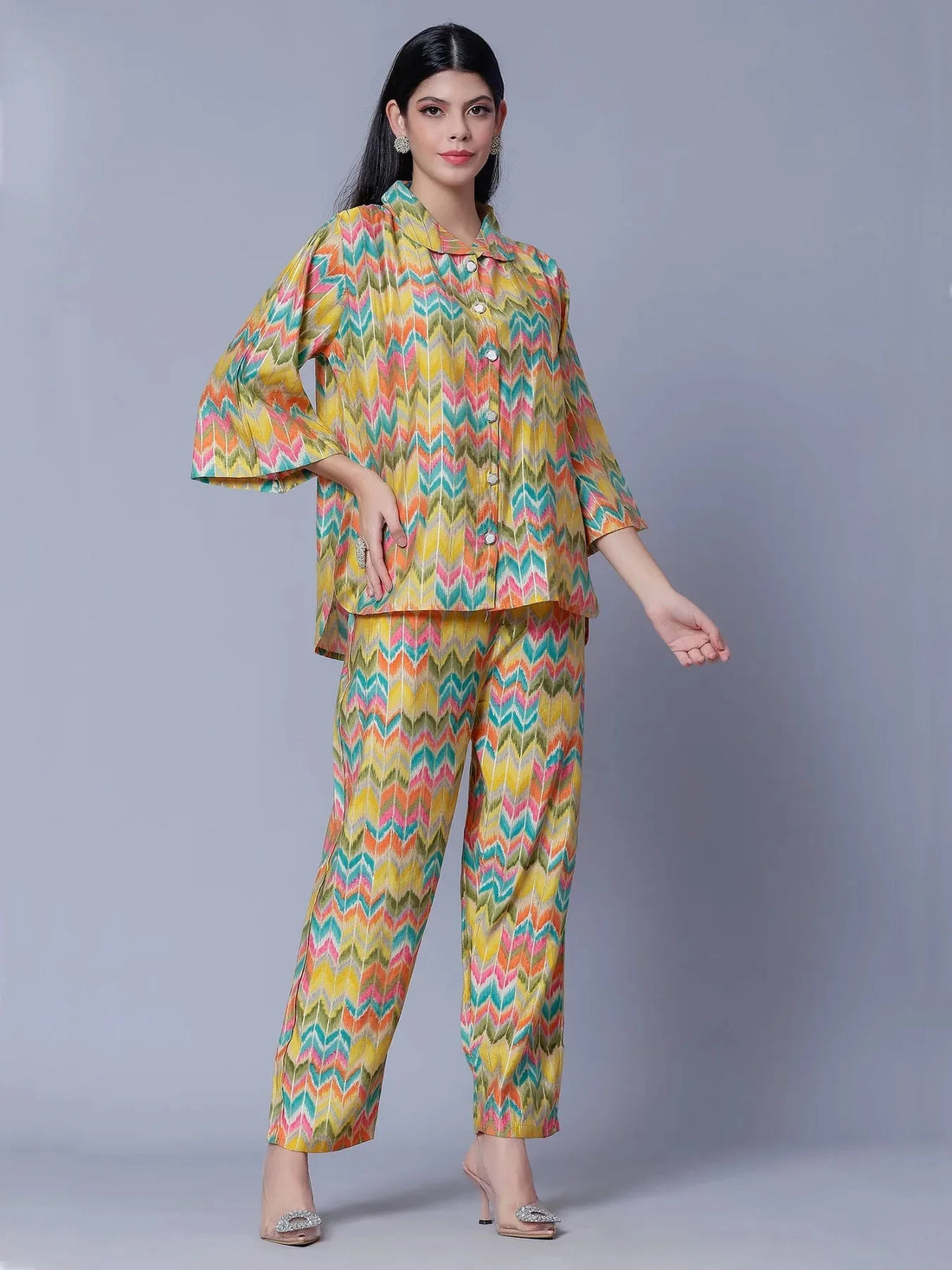 Multicolor Two-Piece Set