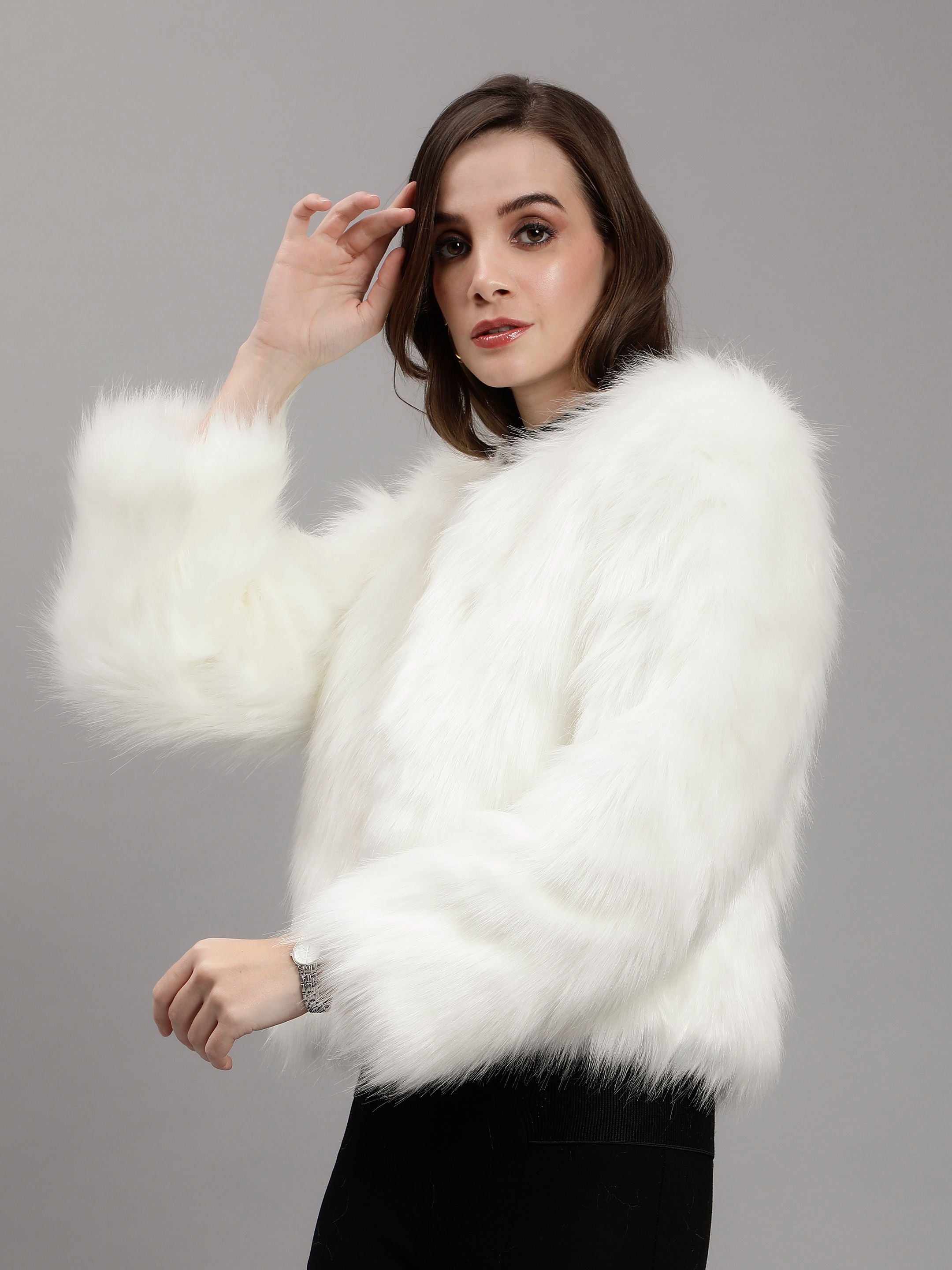 Luxurious Faux Fur Coat