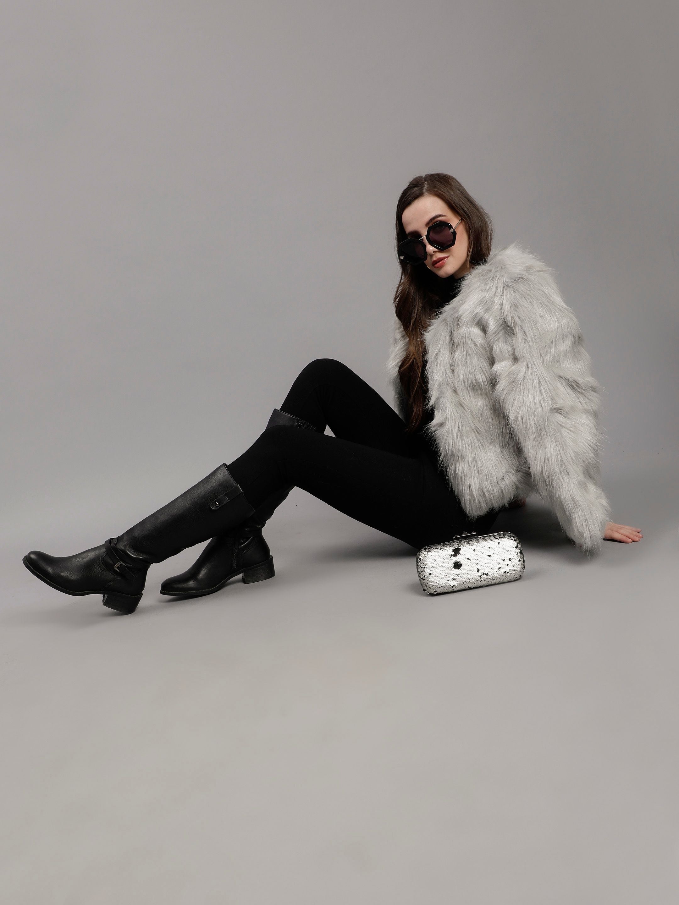 Luxurious Faux Fur Coat