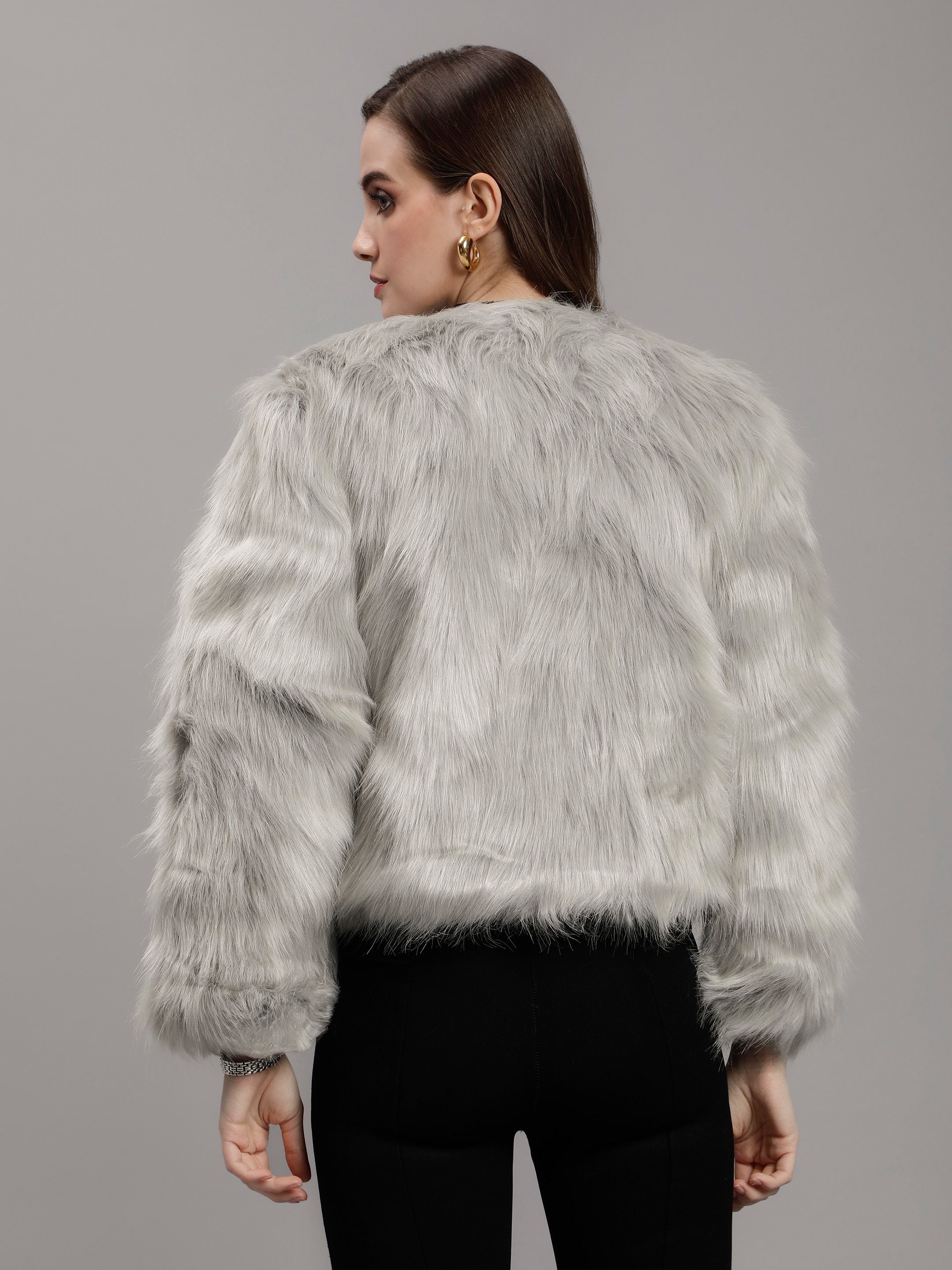 Luxurious Faux Fur Coat