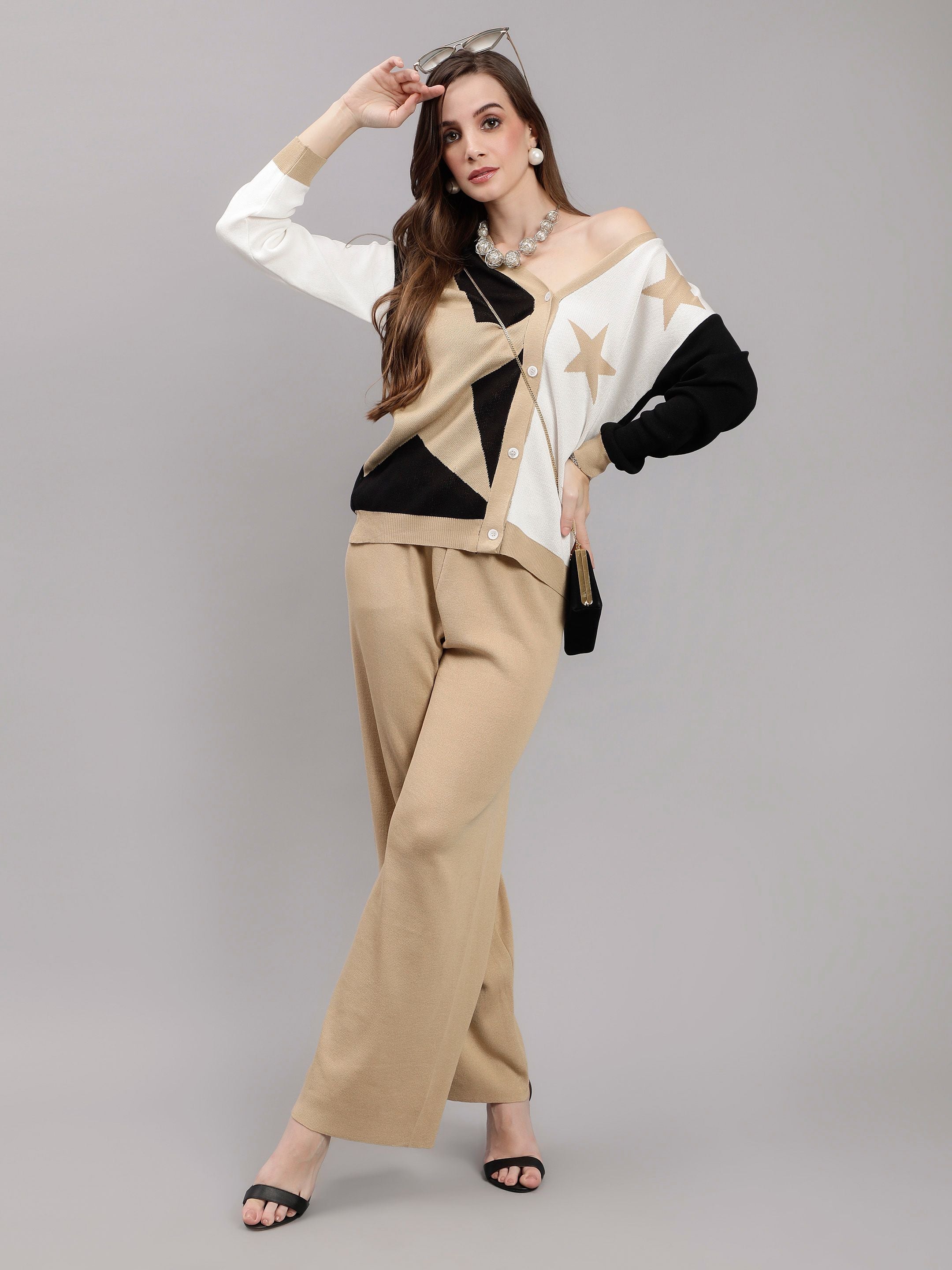 Star Knit Two Piece Set
