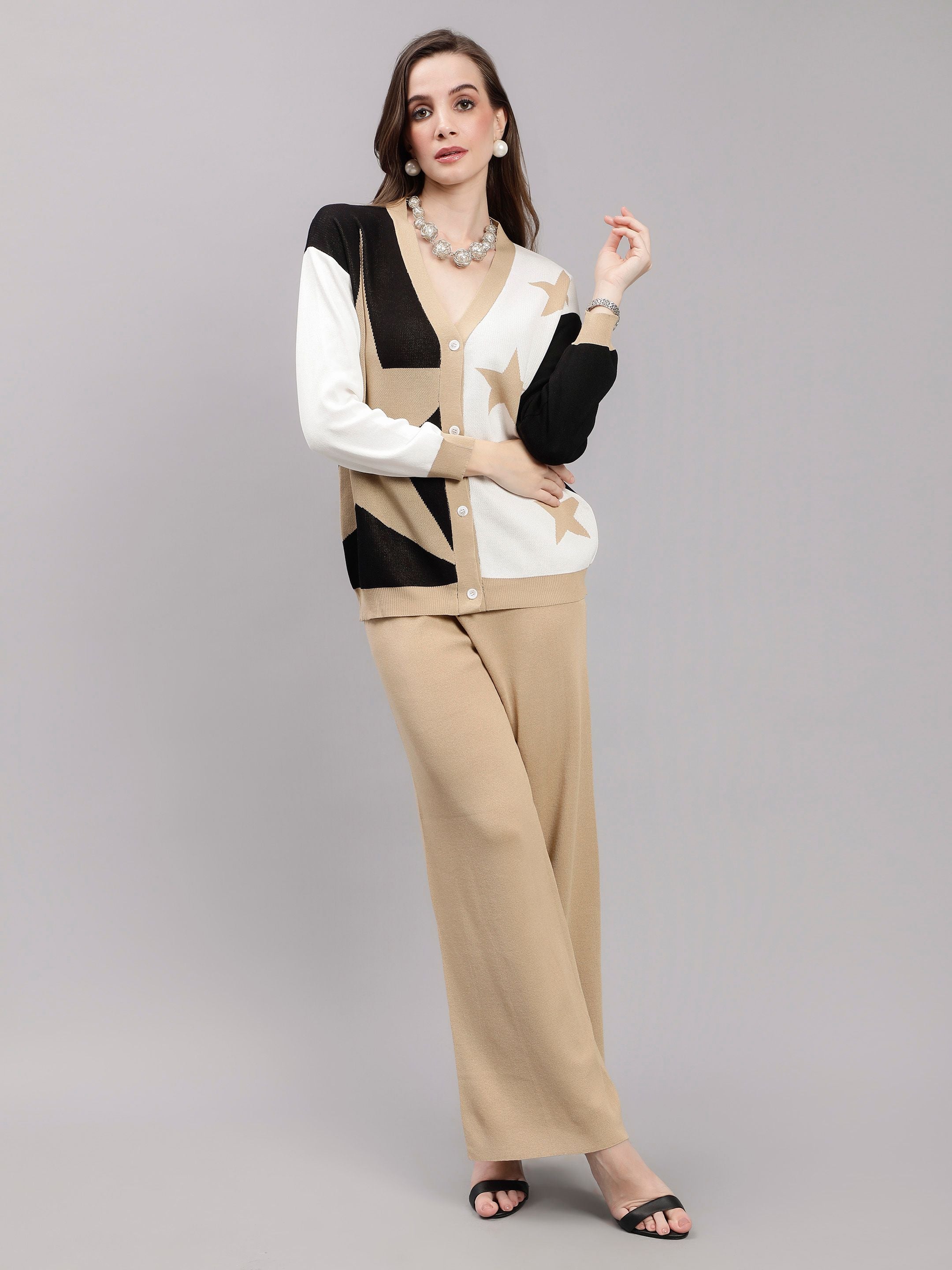 Star Knit Two Piece Set