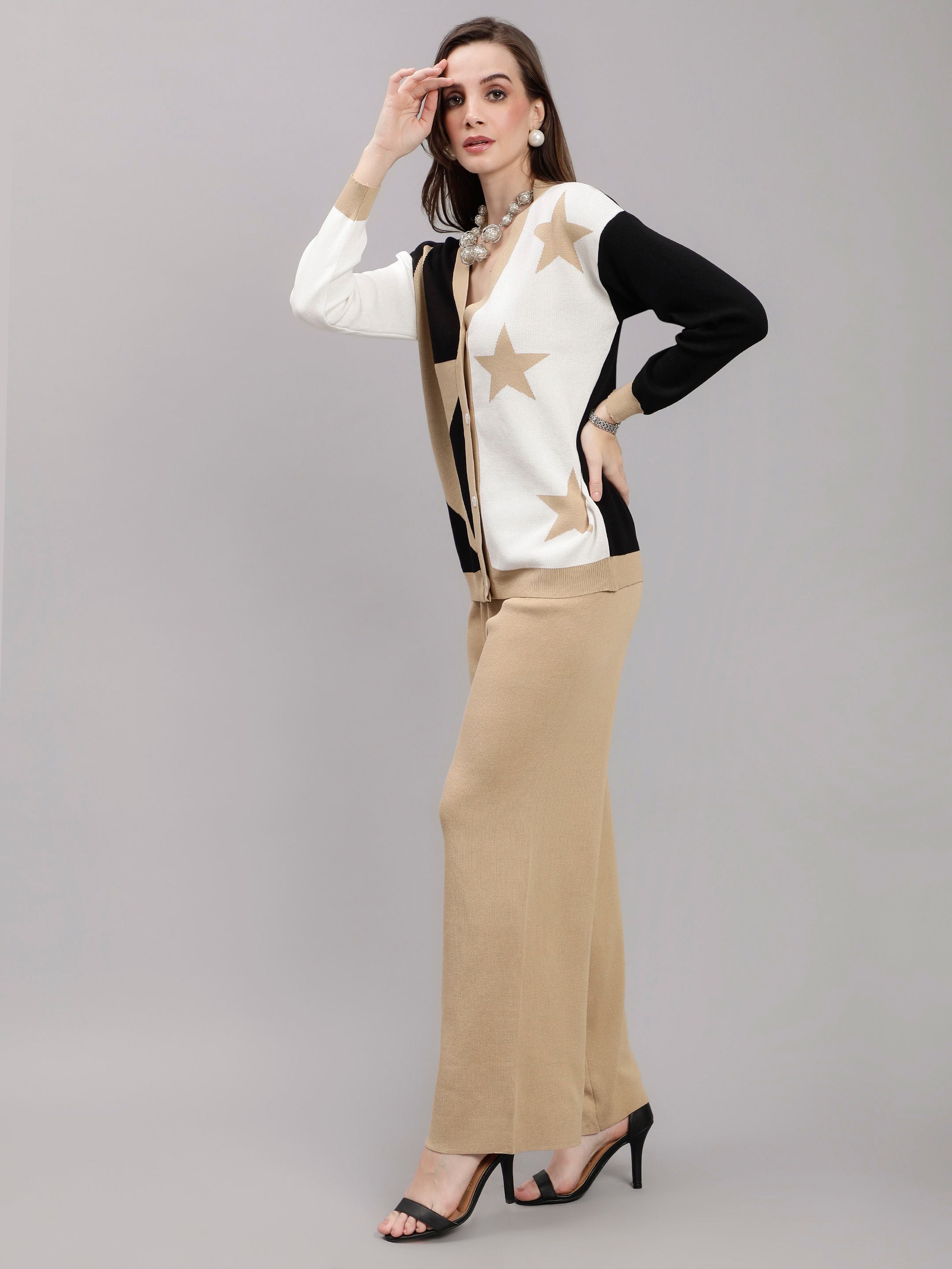 Star Knit Two Piece Set