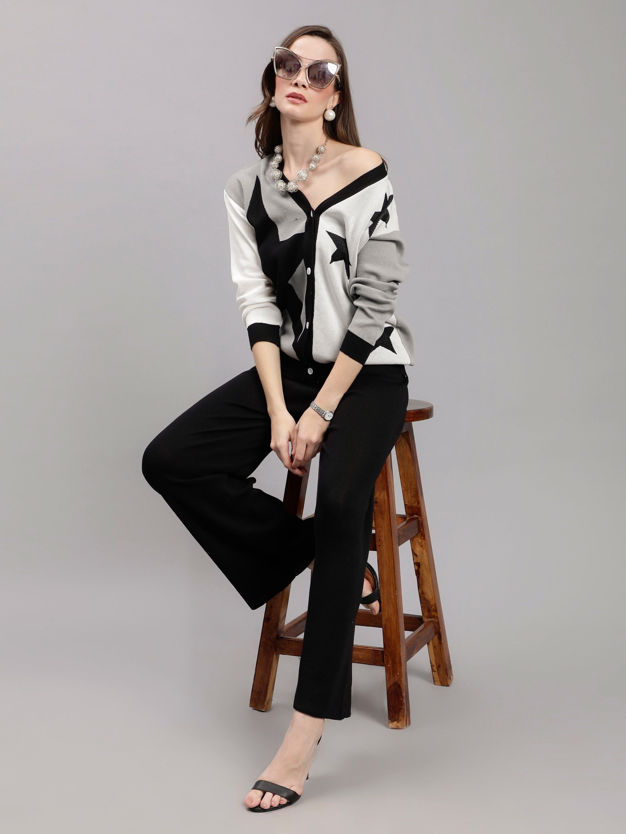 Star Knit Two Piece Set