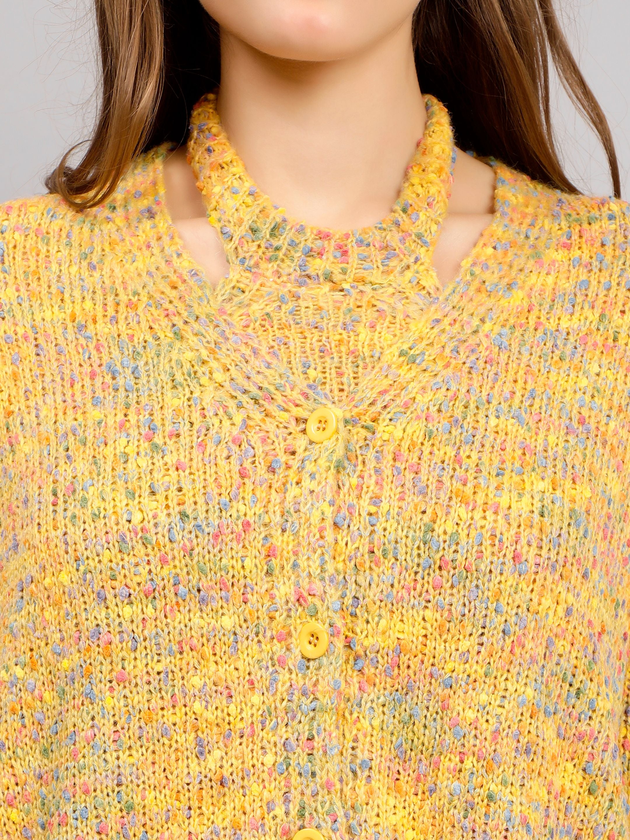 Stylish Knitted Three-Piece Set