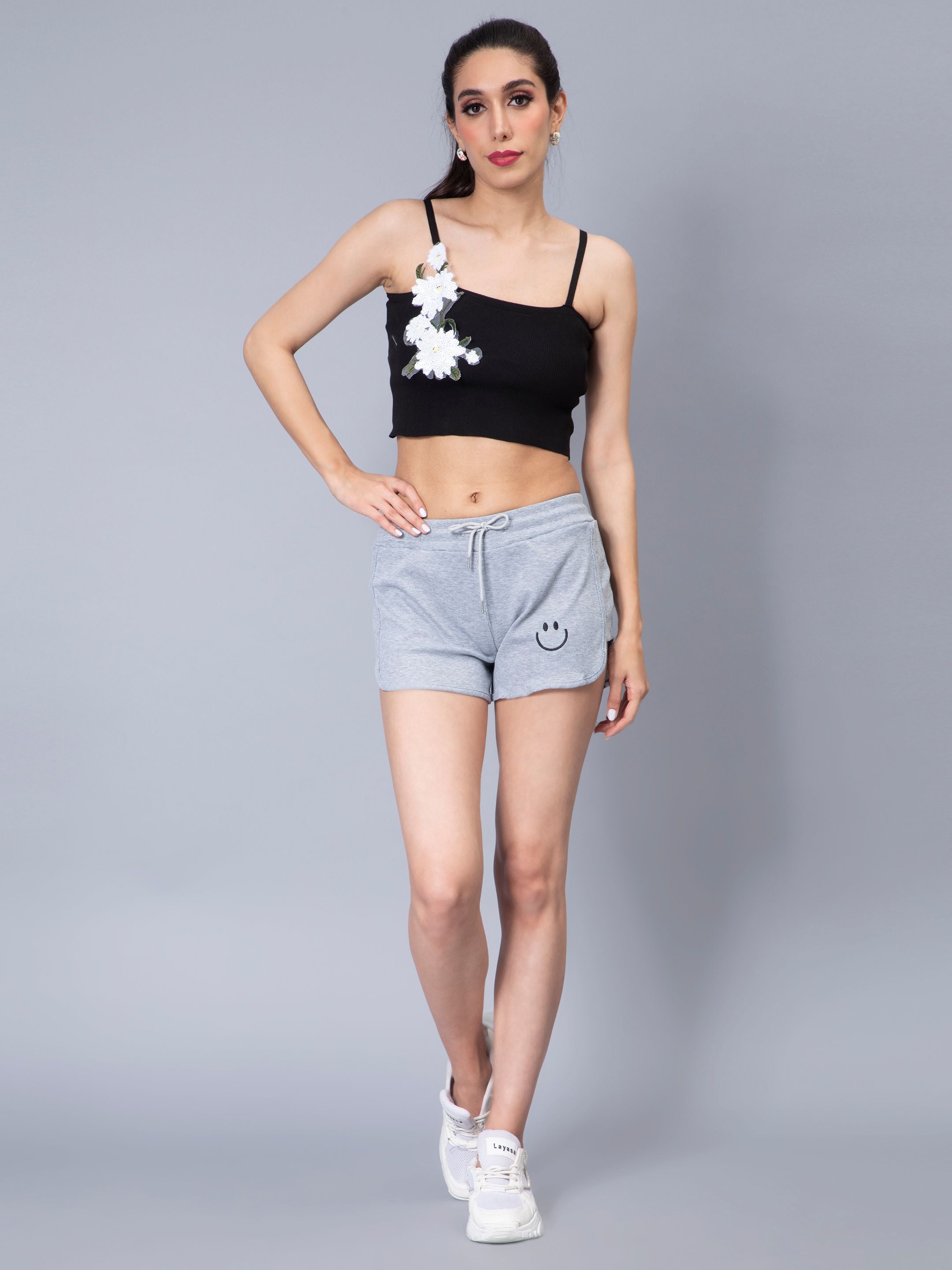 Smiley Rib Lounge Shorts