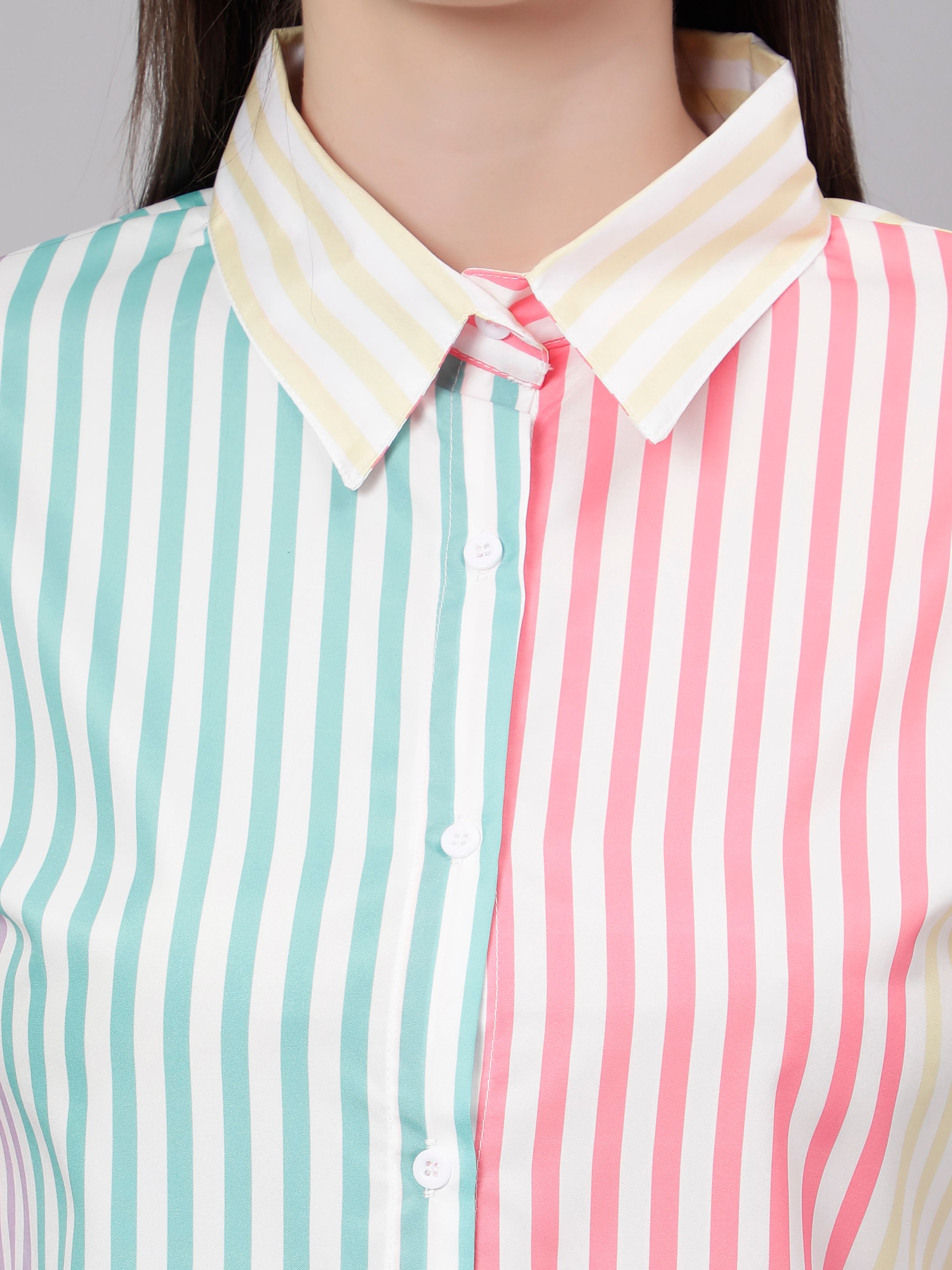 Multi Color Striped Shirt