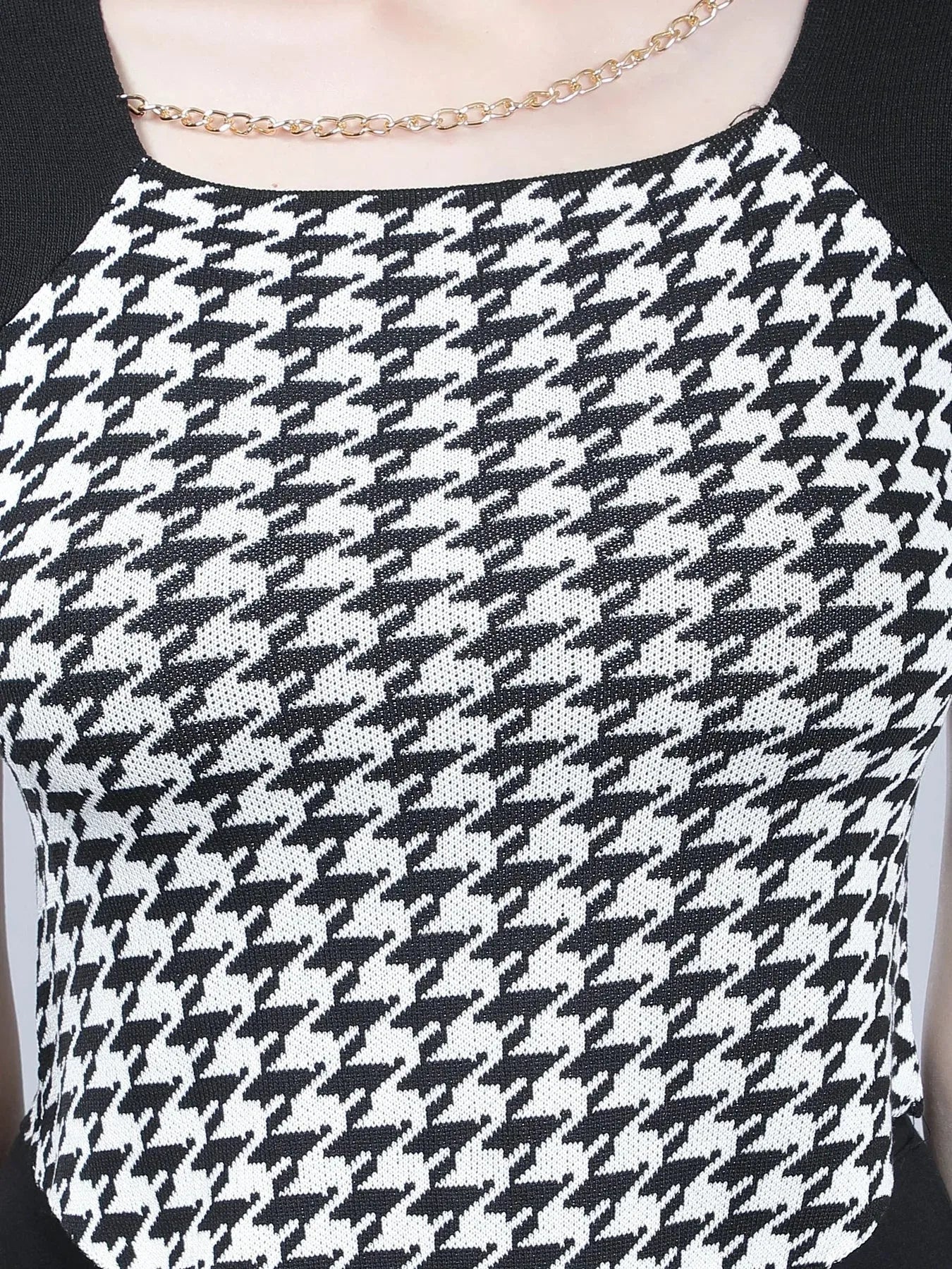 Herringbone Knitted Top